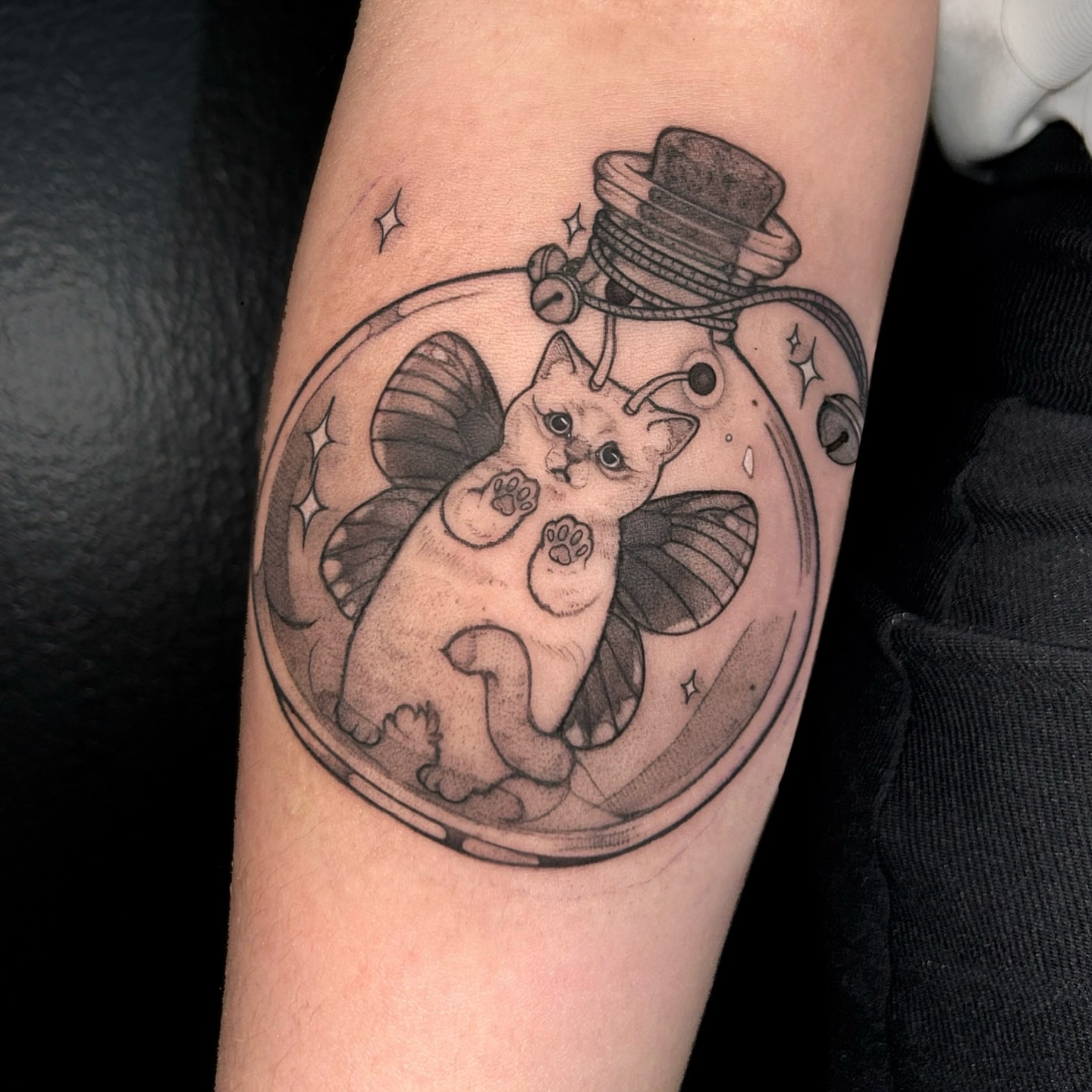Tattoo by @hayleybayleytattoos — black_and_grey, realism