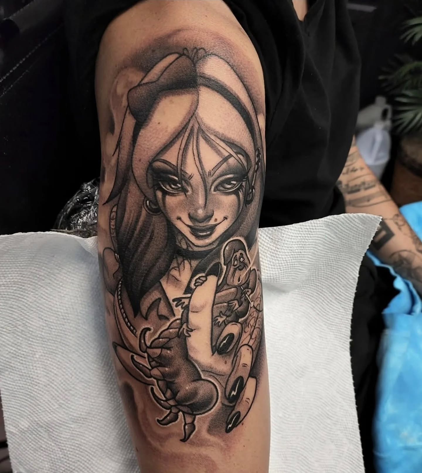 Tattoo by @daniryantattoos — black_and_grey, realism
