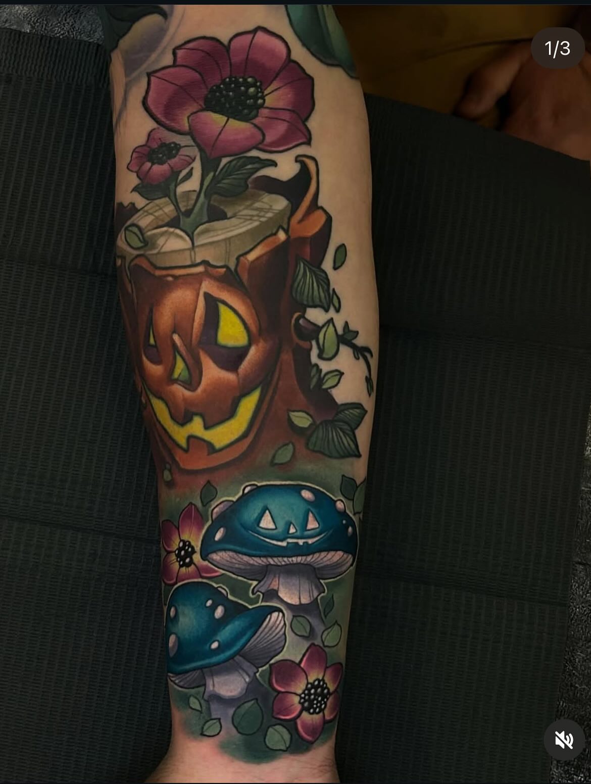 Tattoo by @timmy_b_413 — american_traditional, dotwork