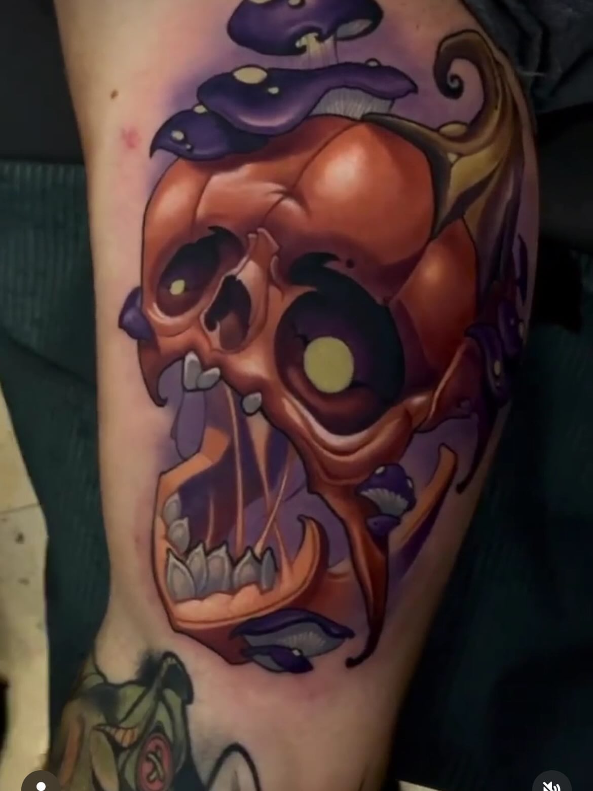 Tattoo by @timmy_b_413 — american_traditional, dark_realism