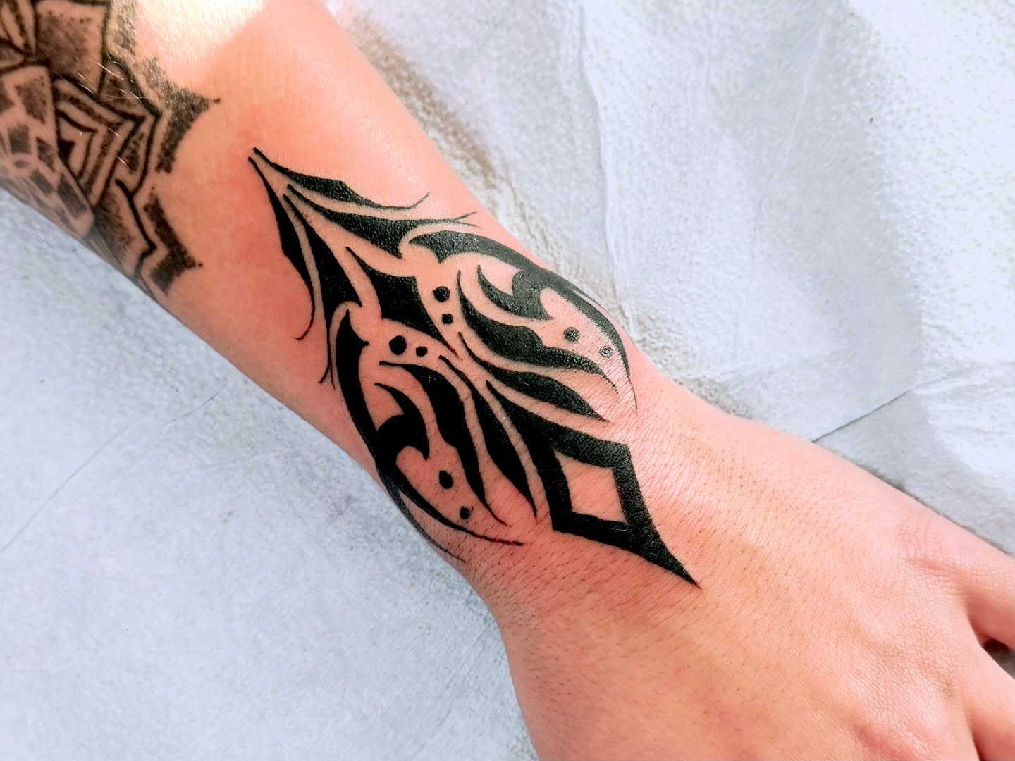 Tattoo by @kinetictattoos — tribal