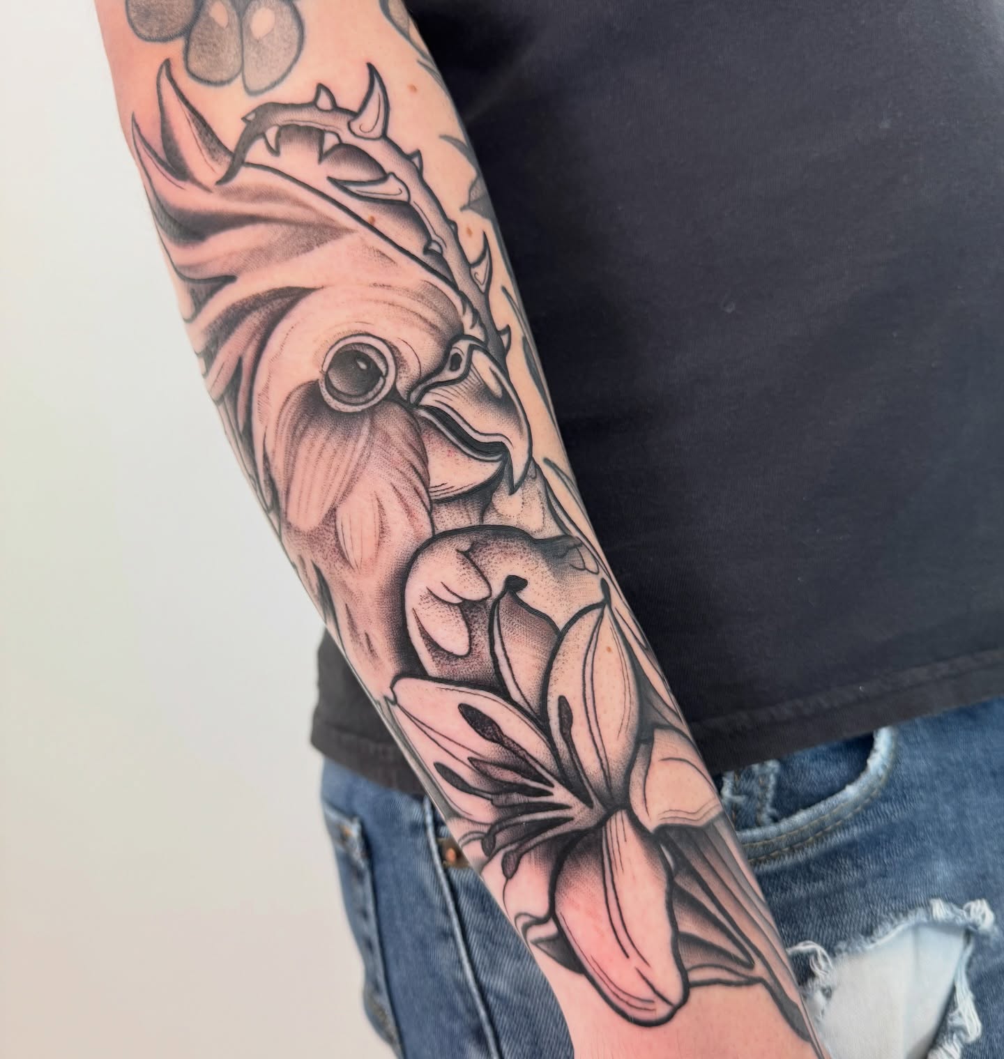 Tattoo by @doublescribbles — realism, black_and_grey