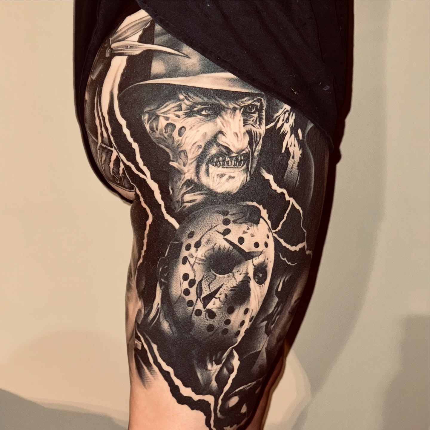 Tattoo by @finelineperception — black_and_grey, realism