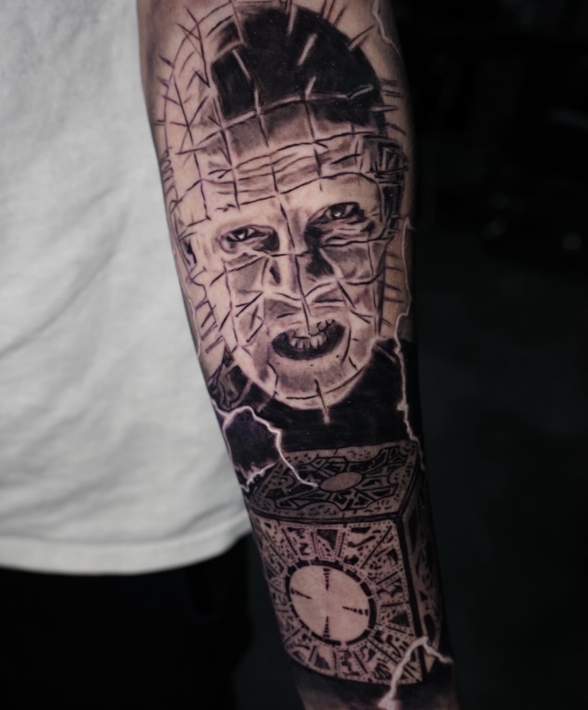 Tattoo by @bxvdidit — black_and_grey, realism
