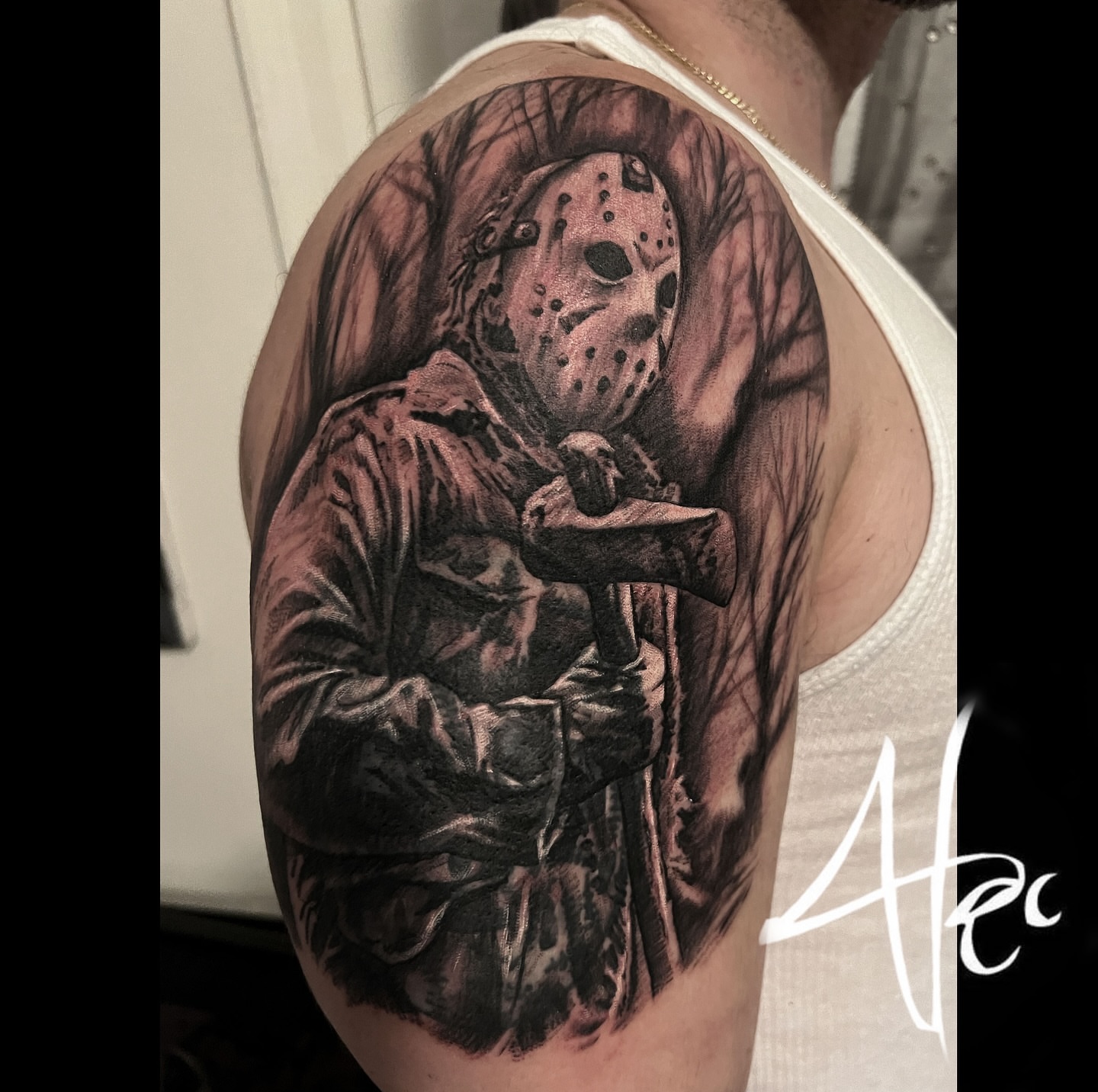 Tattoo by @strikt — realism, dark_realism