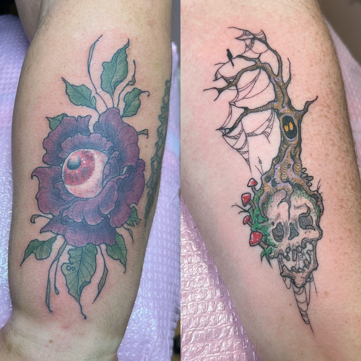 Tattoo by @rebekatattoos — american_traditional, realism