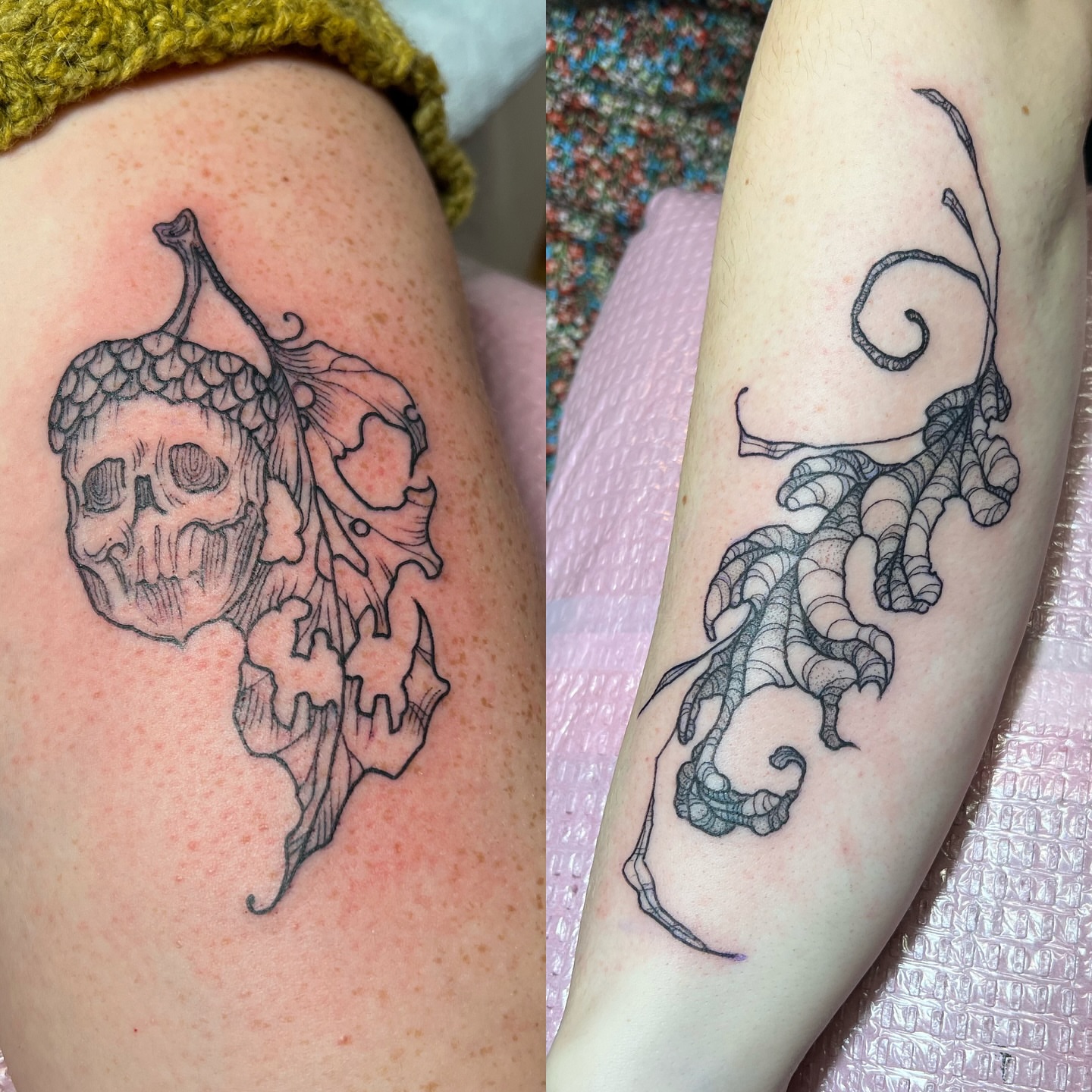 Tattoo by @rebekatattoos — black_and_grey