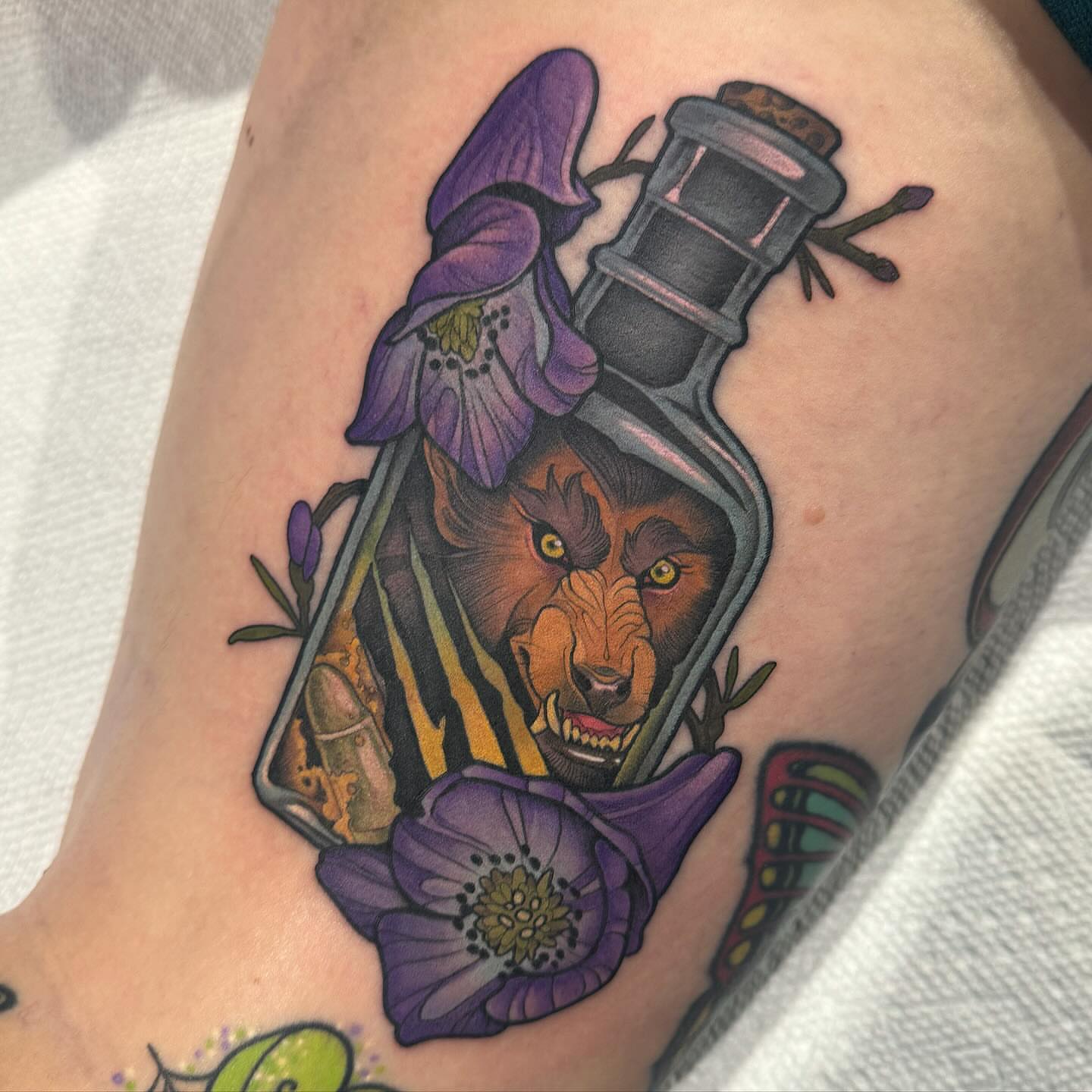 Tattoo by @rachelsmithtattoo — american_traditional, dotwork