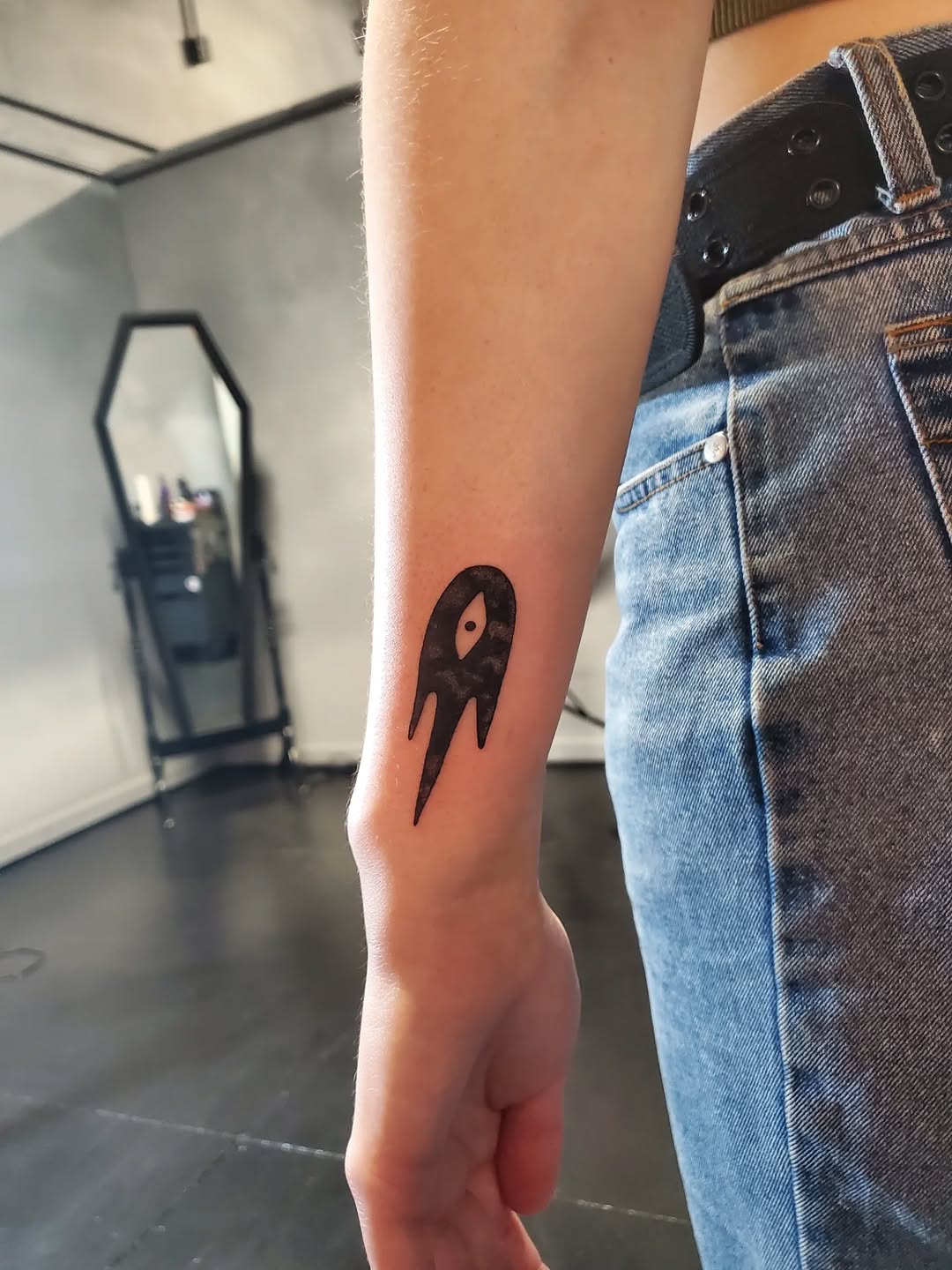 Tattoo by @shaileypasquale — blackwork