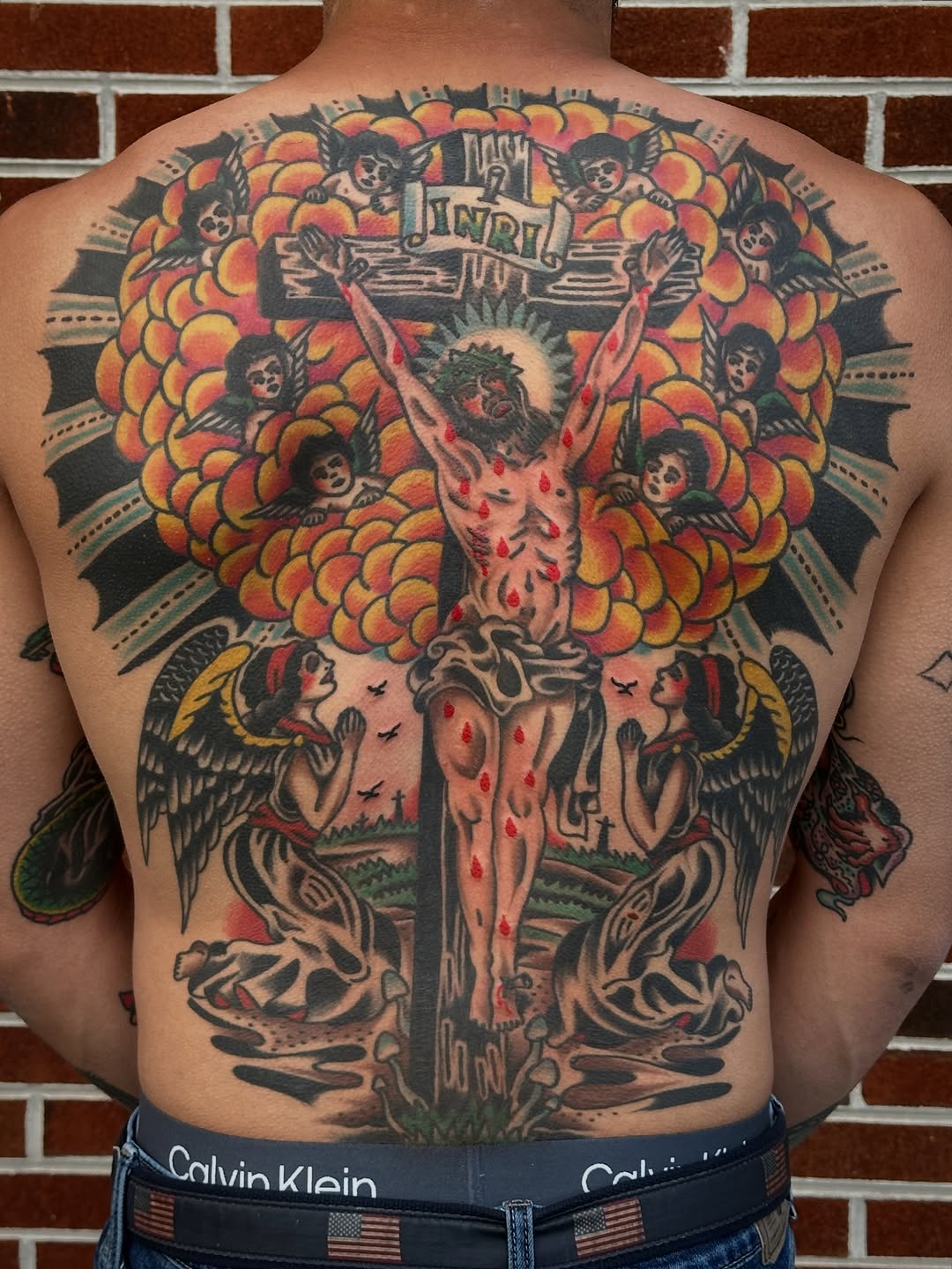 Tattoo by @nickmorantattooer — american_traditional, black_and_grey