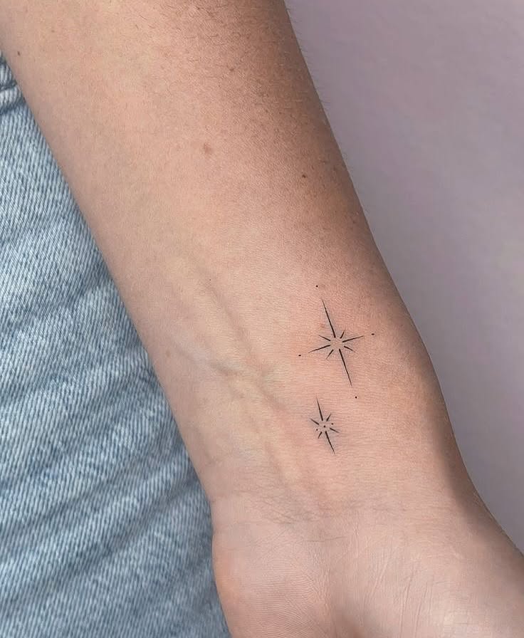 Tattoo by @romanova.skinart — minimalist