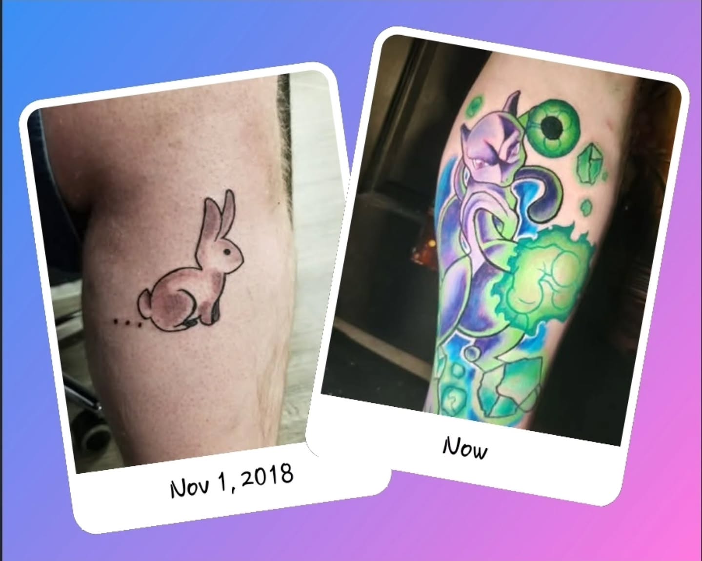 Tattoo by @sunnydtattoos — dotwork, anime