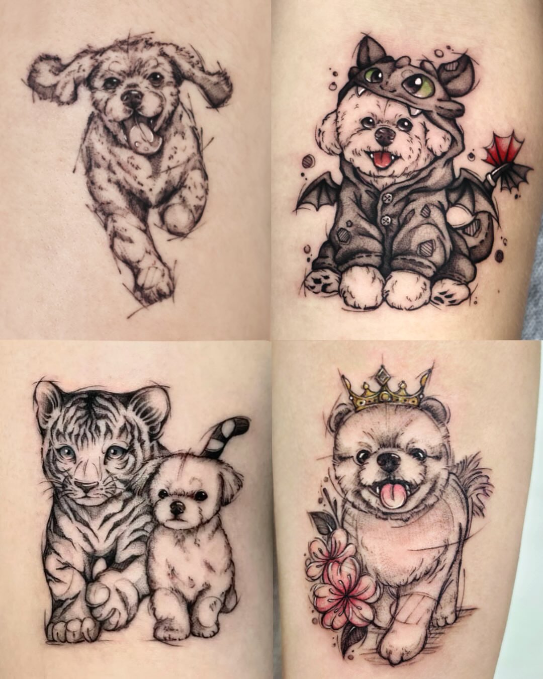 Tattoo by @neonghae — dotwork, realism