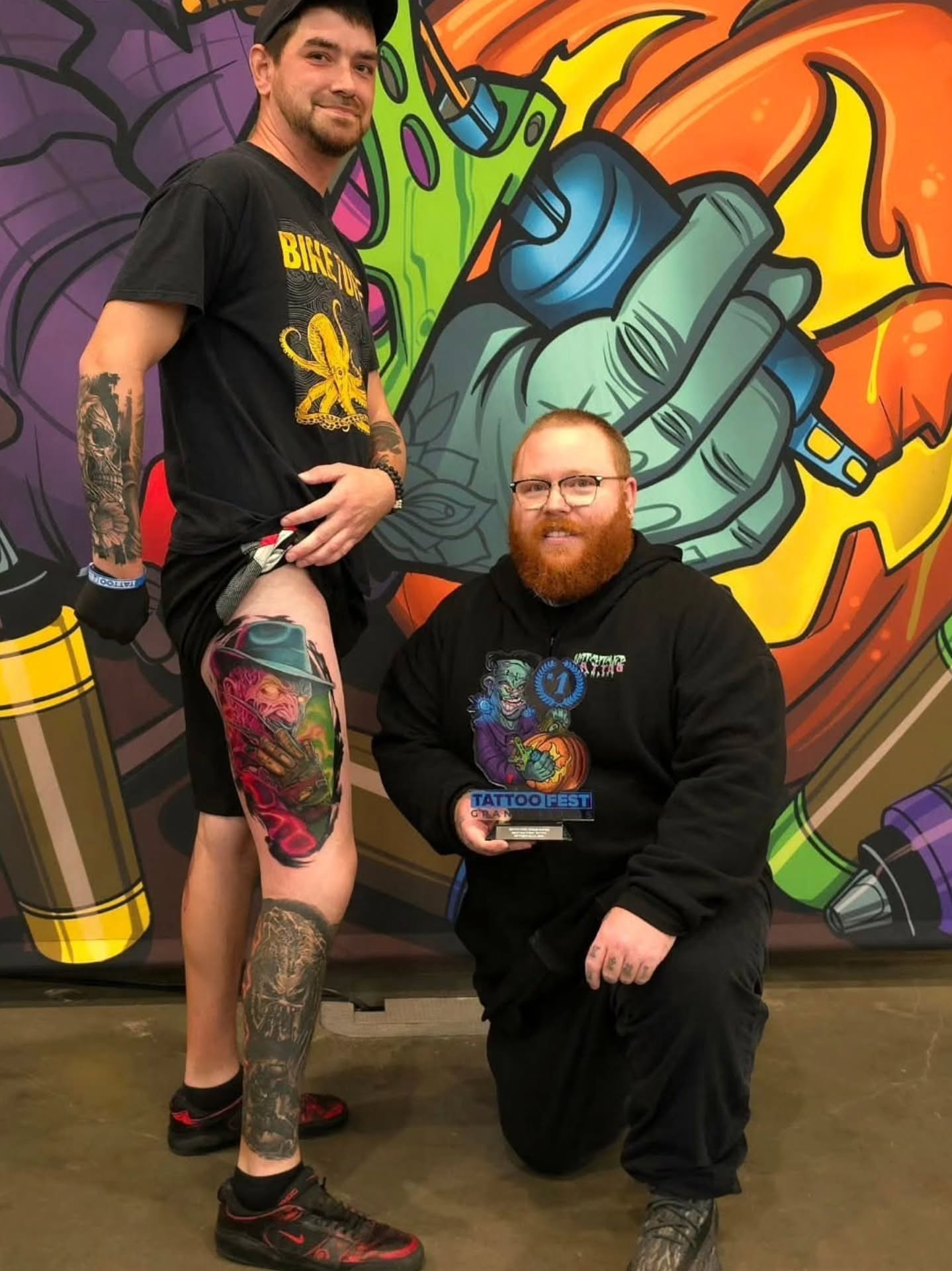 Thigh tattoo American traditional tattoo on the thigh by Color Realism Tattoos - Metro Detroit