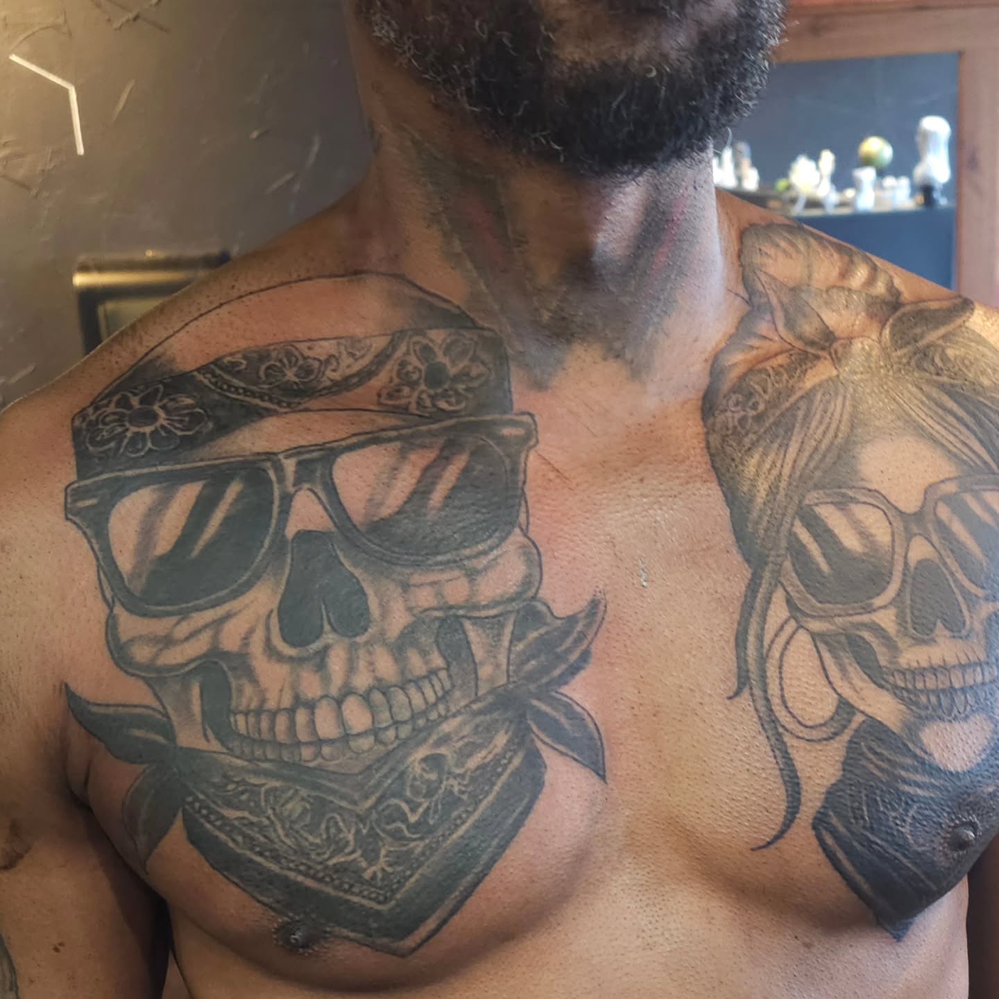 Tattoo by @remnantironandart — black_and_grey, realism