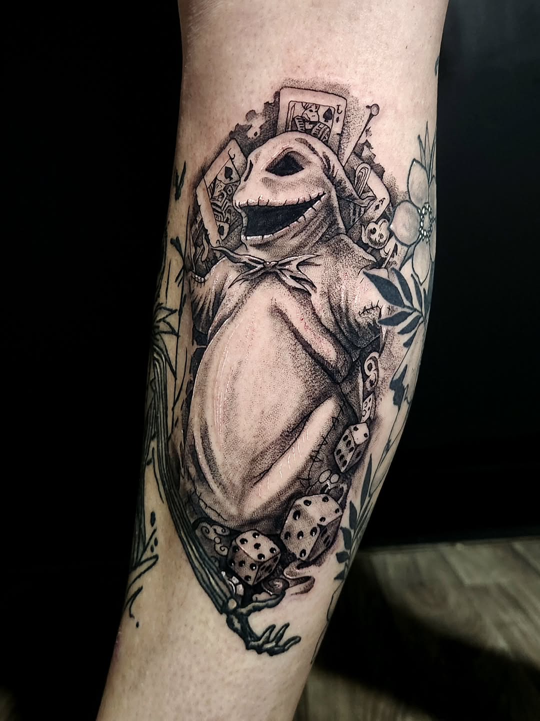 Tattoo by @krystersanchez — black_and_grey, realism