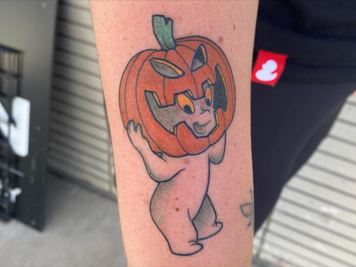 Tattoo by @falseteethgod — dotwork