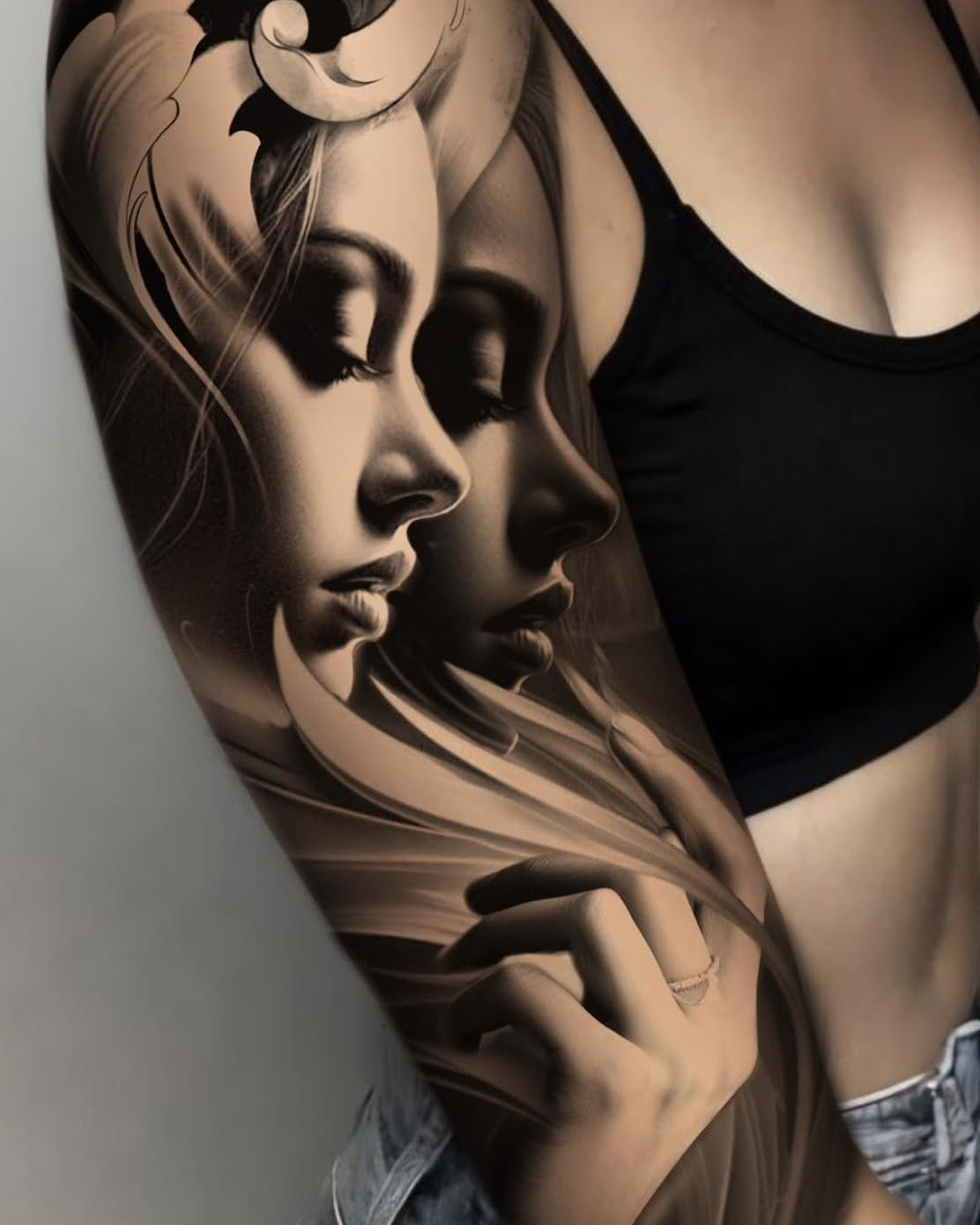 Tattoo by @webbz_tattoos — realism, black_and_grey
