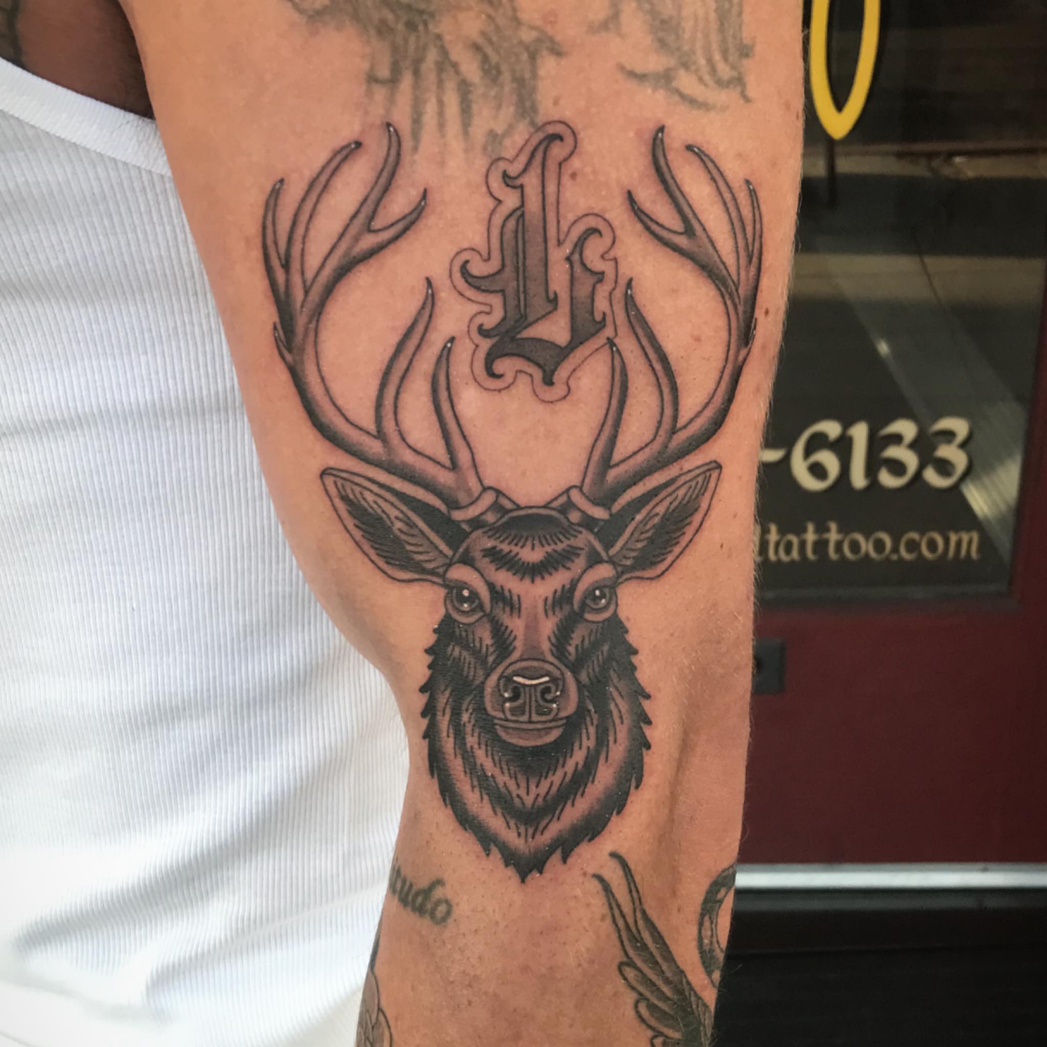 Tattoo by @beatboxtattoos — black_and_grey