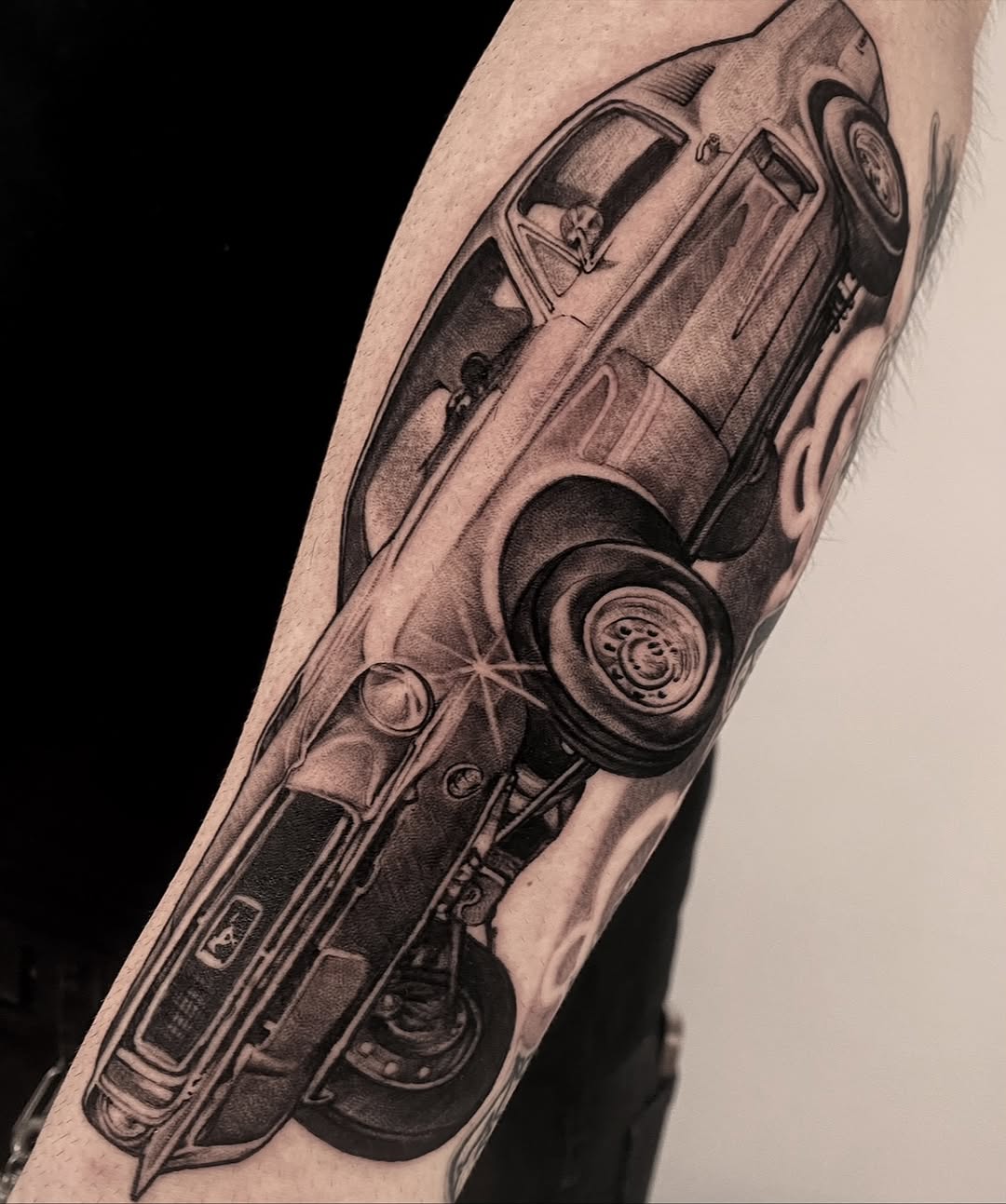 Tattoo by @august_tattooer — realism, black_and_grey