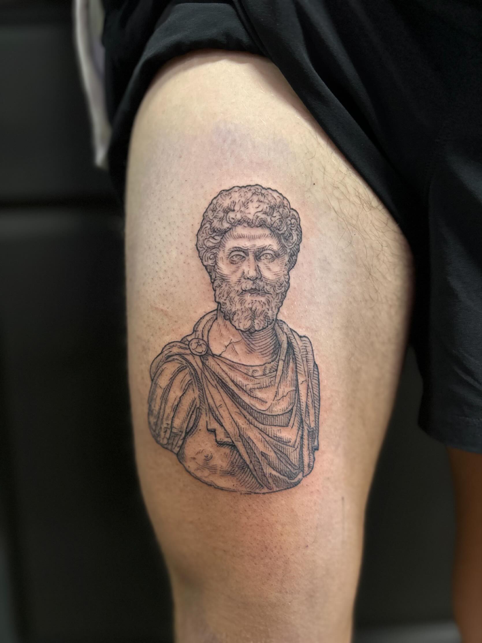 Tattoo by @cierahightattoos β black_and_grey