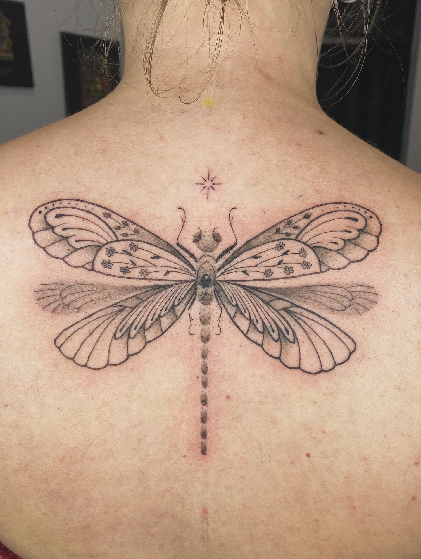 Tattoo by @krookedtattoos — dotwork, realism