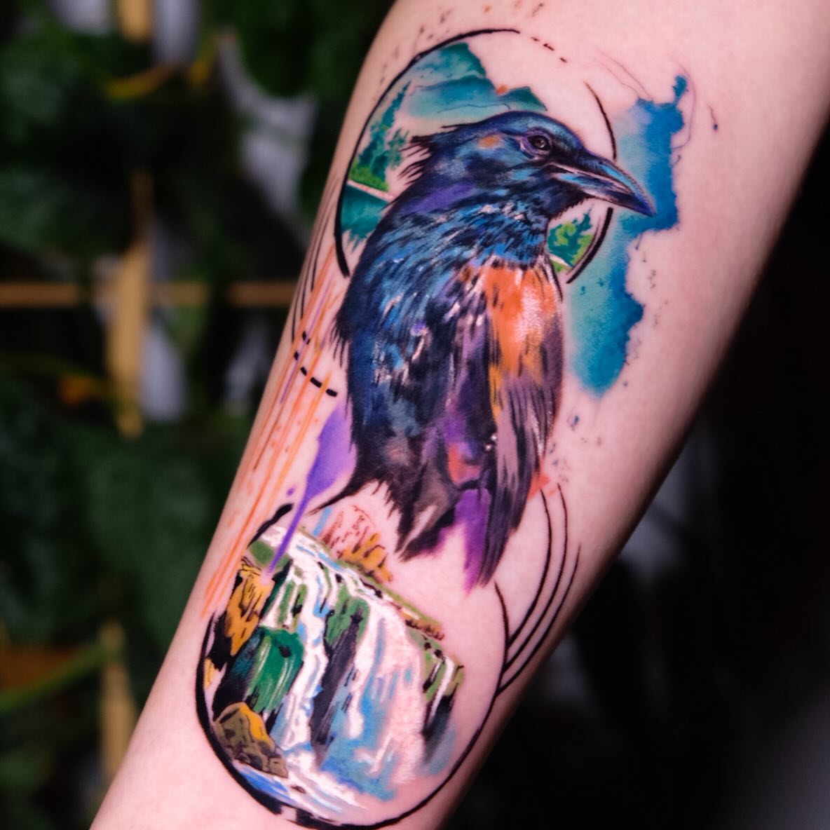 Tattoo by @senaasogutlu — watercolor