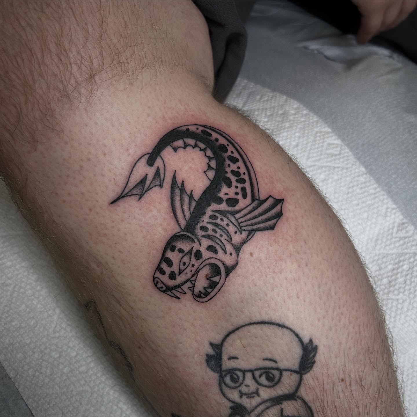 Tattoo by @moosetattooer β black_and_grey