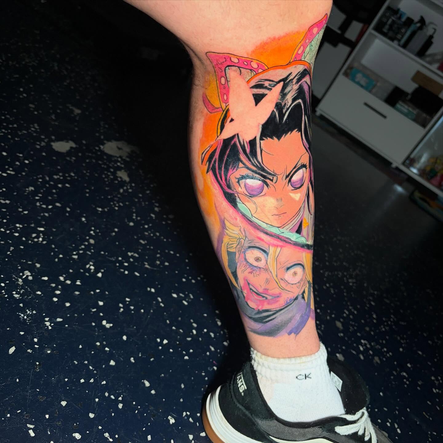 Tattoo by @dublink__ — anime