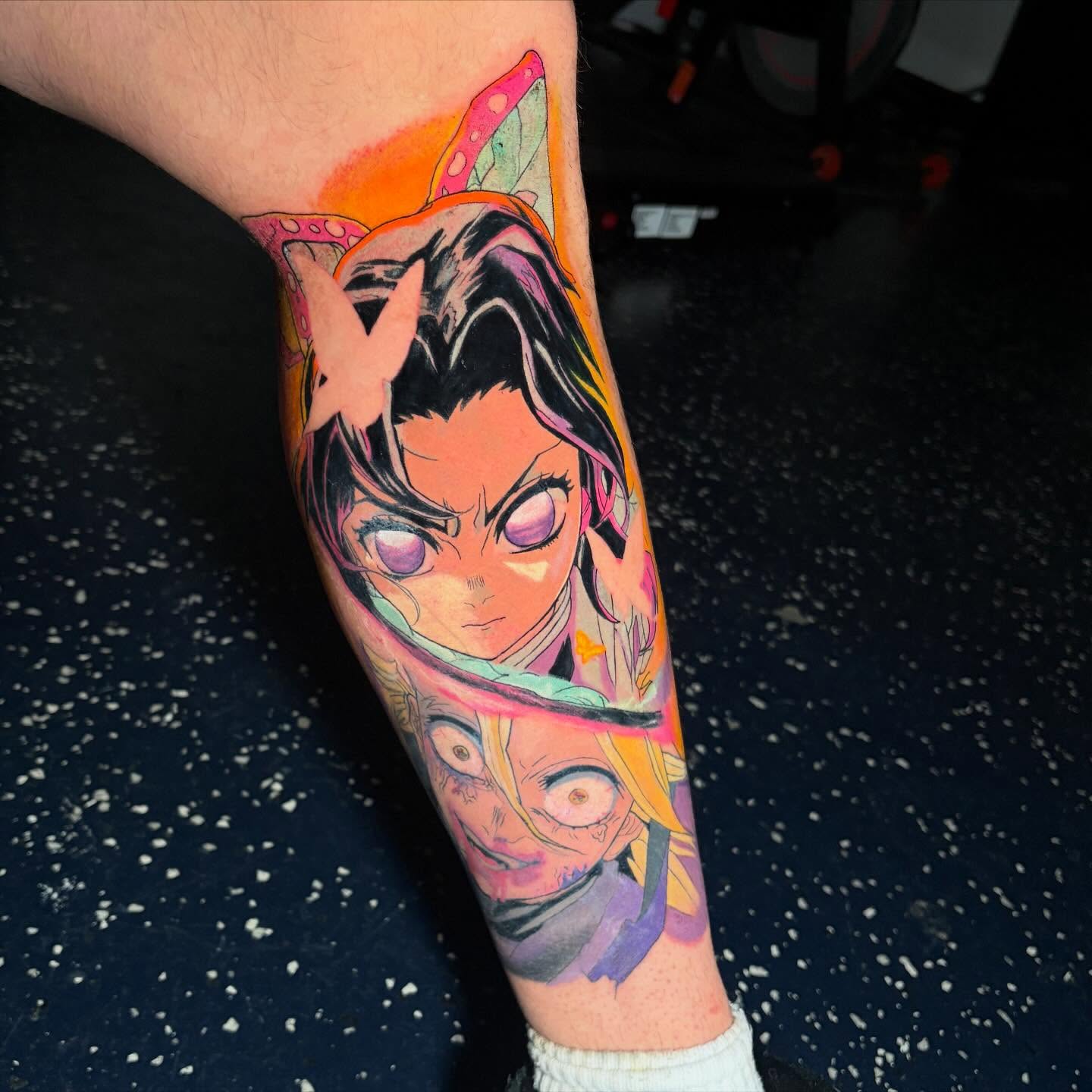Tattoo by @dublink__ — anime