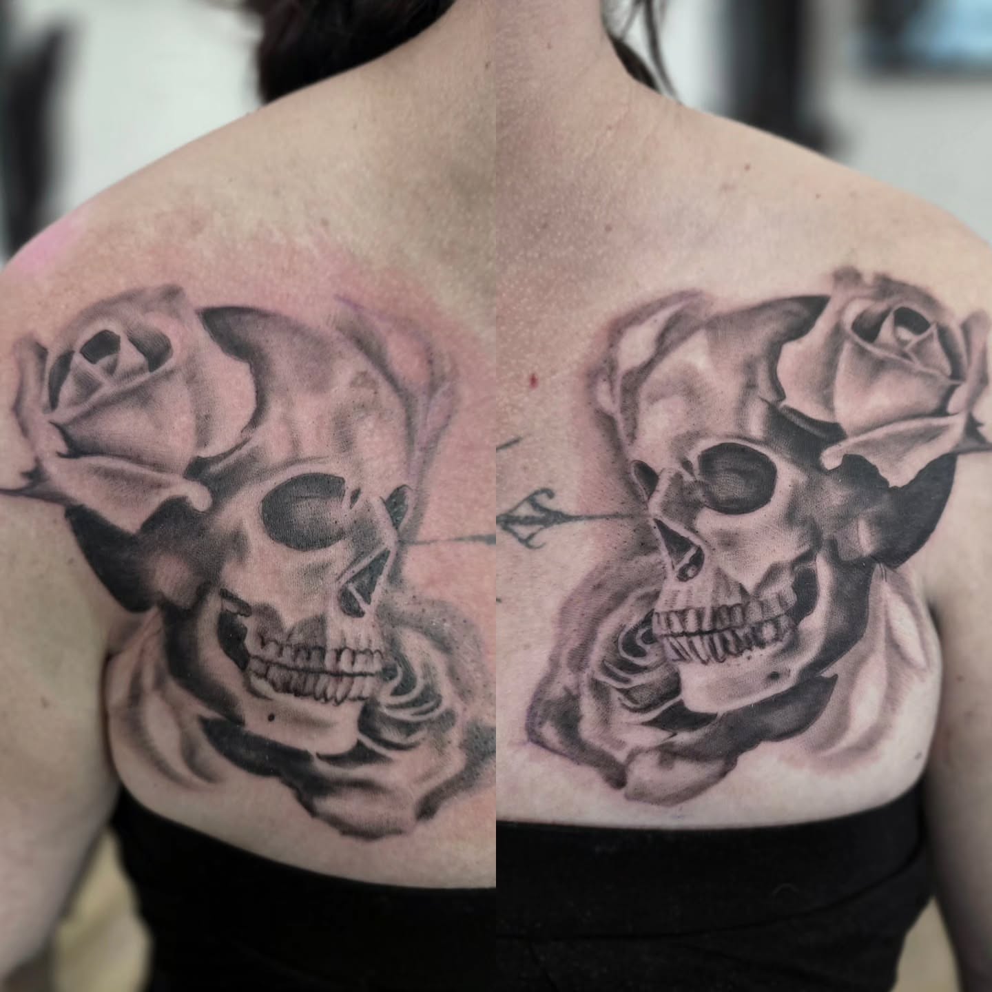 Tattoo by @samanthamcquillanart — black_and_grey, realism