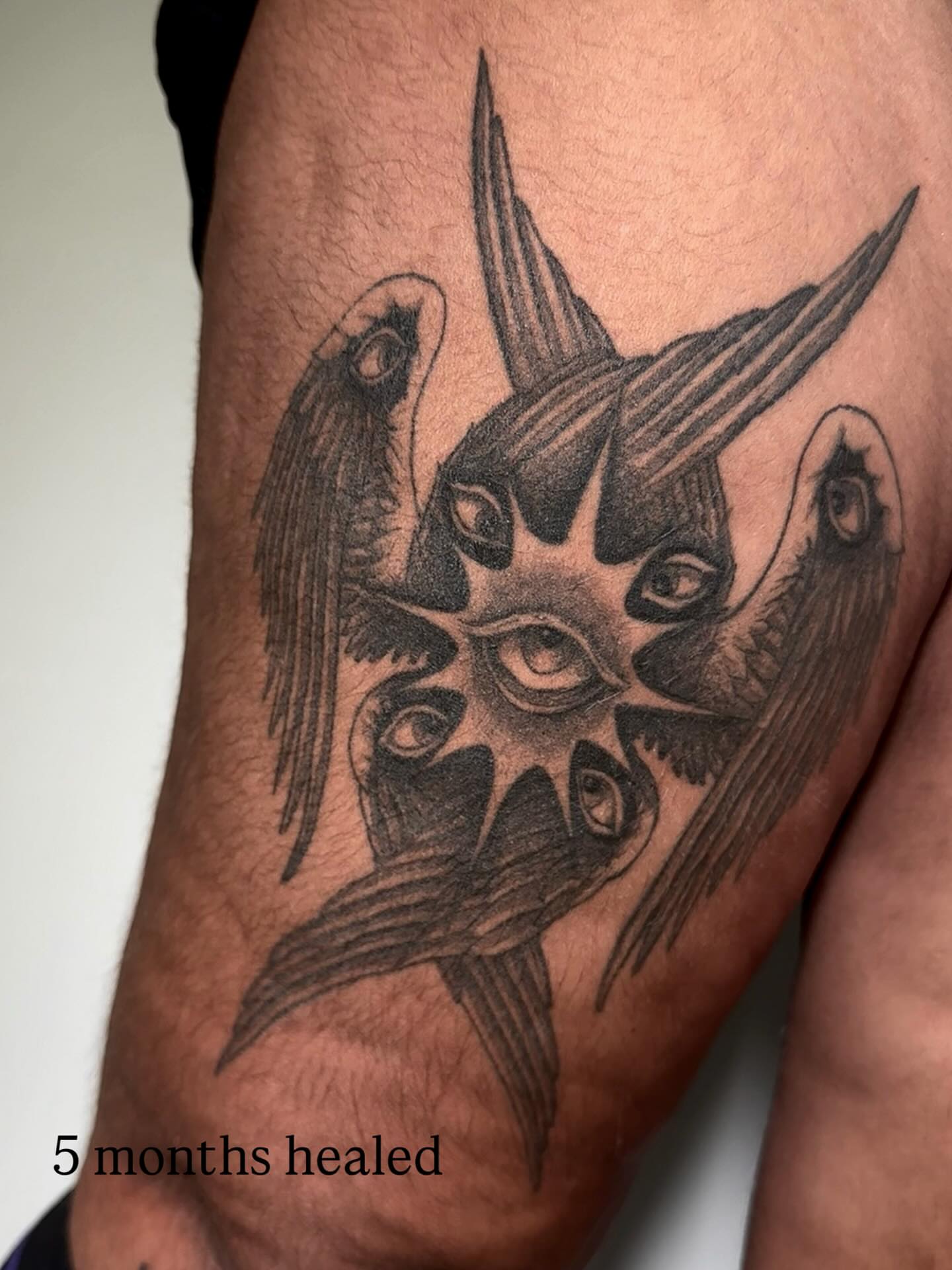 Tattoo by @gutsandink — black_and_grey