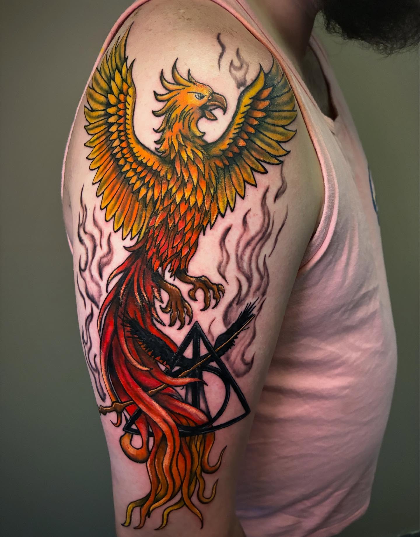 Tattoo by @marzxink — american_traditional, dotwork