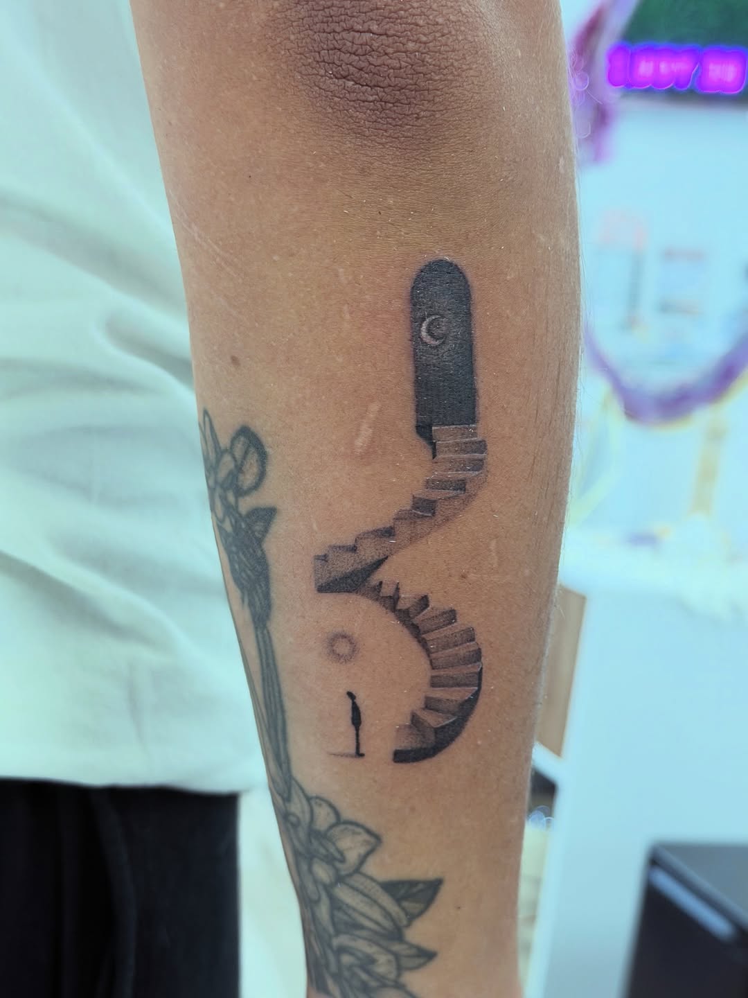 Sketch tattoo on the forearm by Ink About Me - Amanda’s Fine Lines