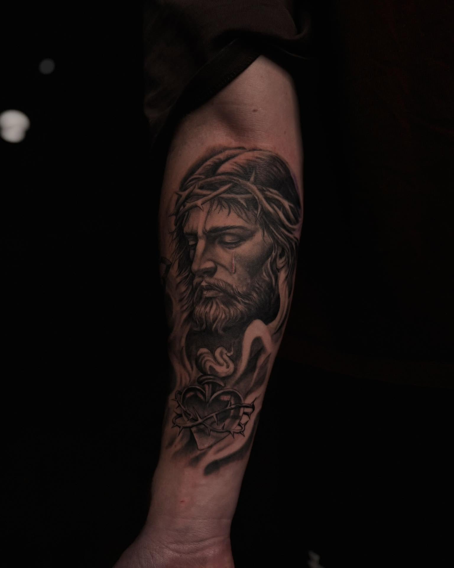 Tattoo by @caleb_moul — realism, dark_realism