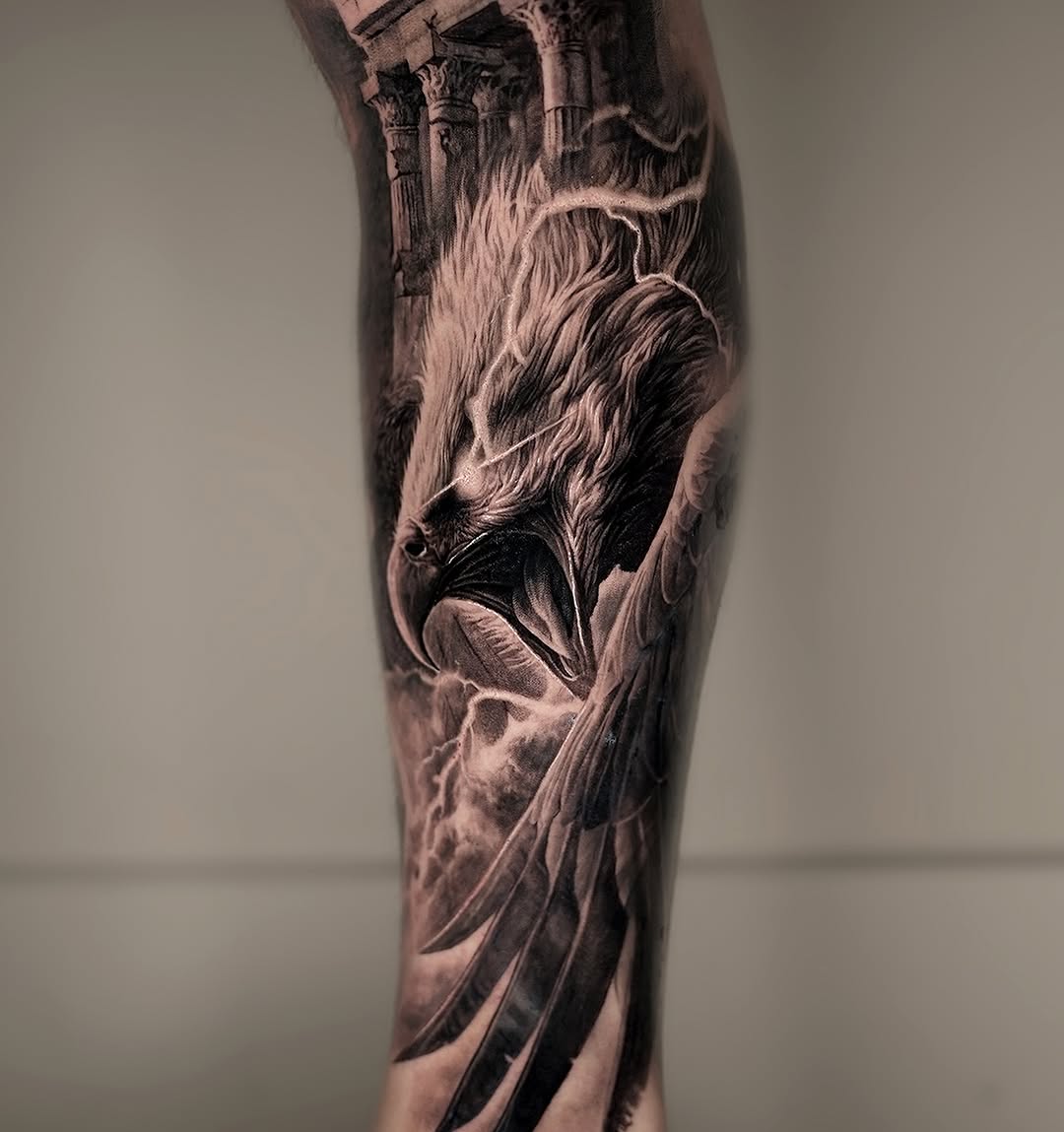 Tattoo by @umzii__tattoo β realism, black_and_grey