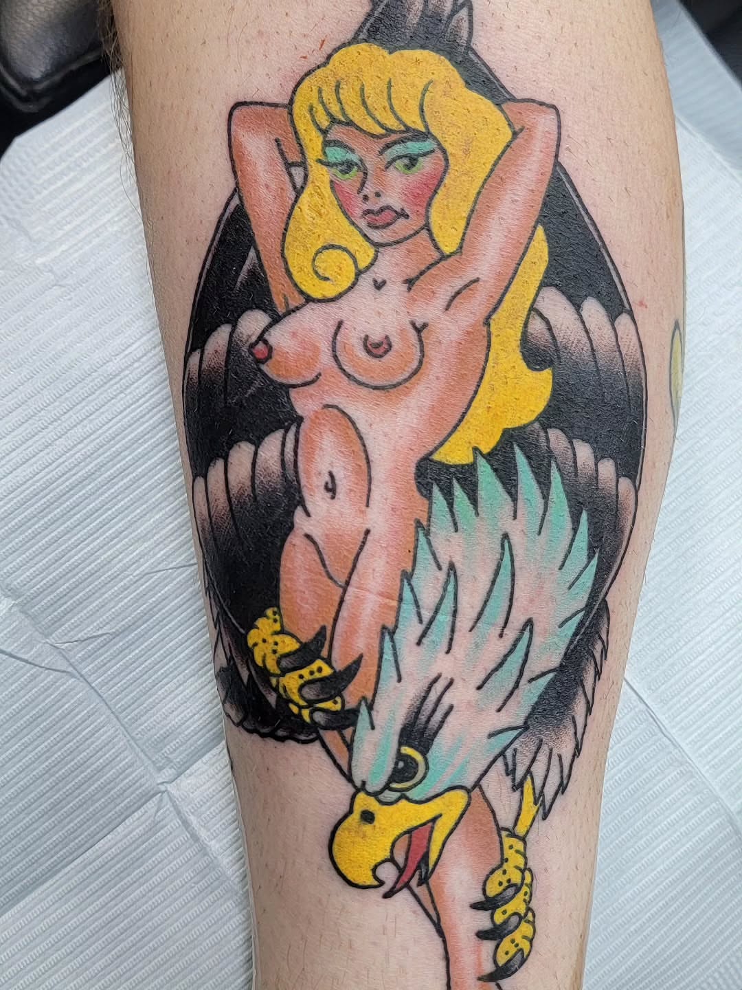 Tattoo by @painforsaletattooing_ — american_traditional