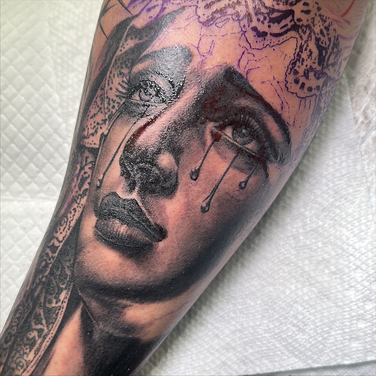 Tattoo by @mannytattooartist โ realism, dark_realism