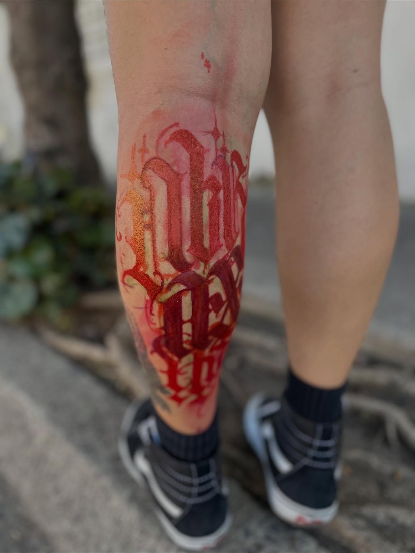 Tattoo by @deft_ink β lettering_script