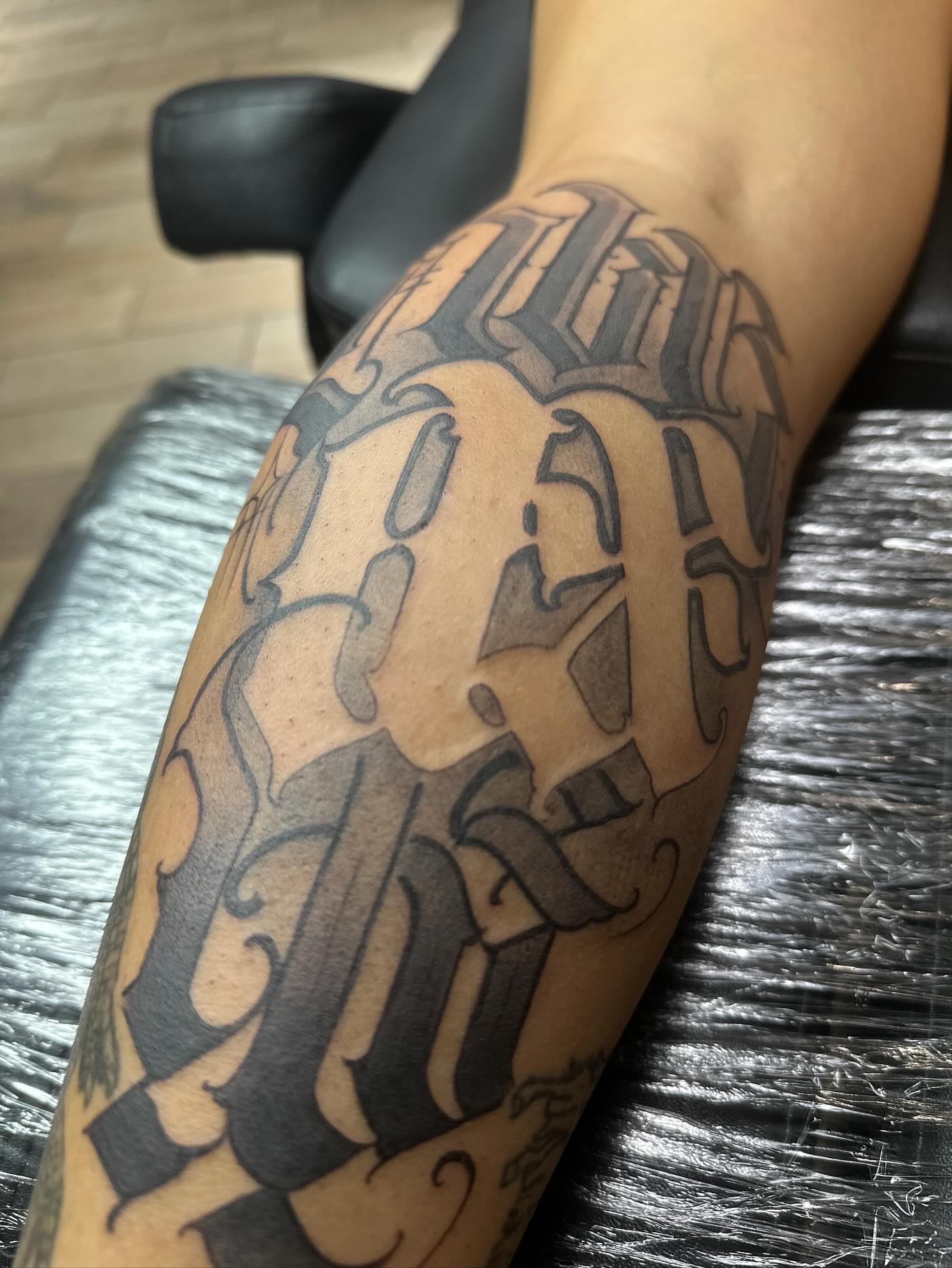 Tattoo by @deft_ink β lettering_script, ornamental