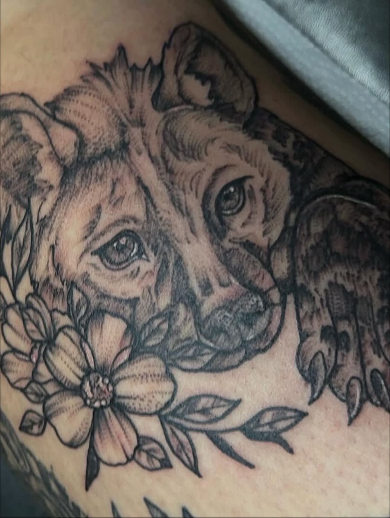 Tattoo by @highly_carver — black_and_grey, realism