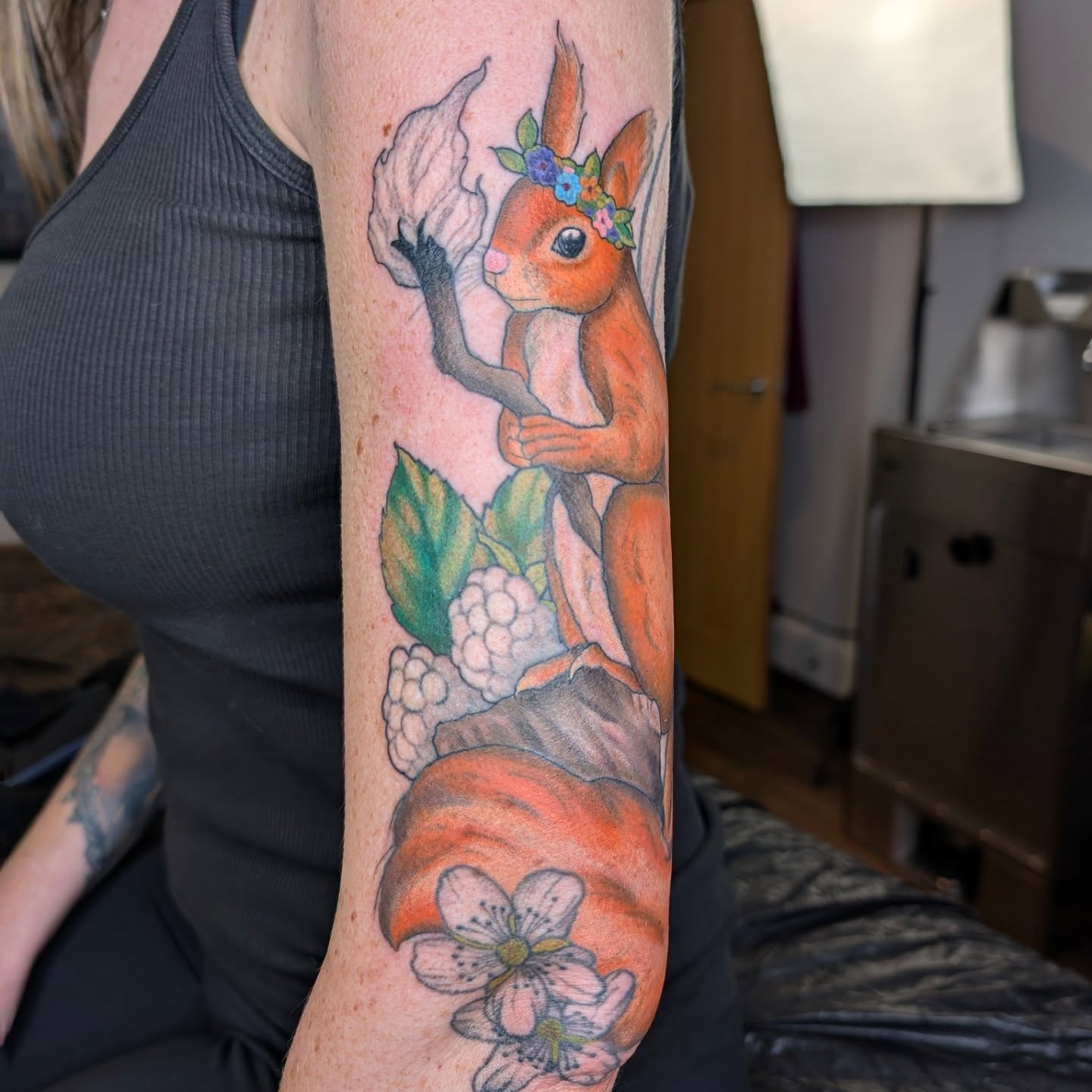 Tattoo by @mimtheyertattoos — realism, watercolor