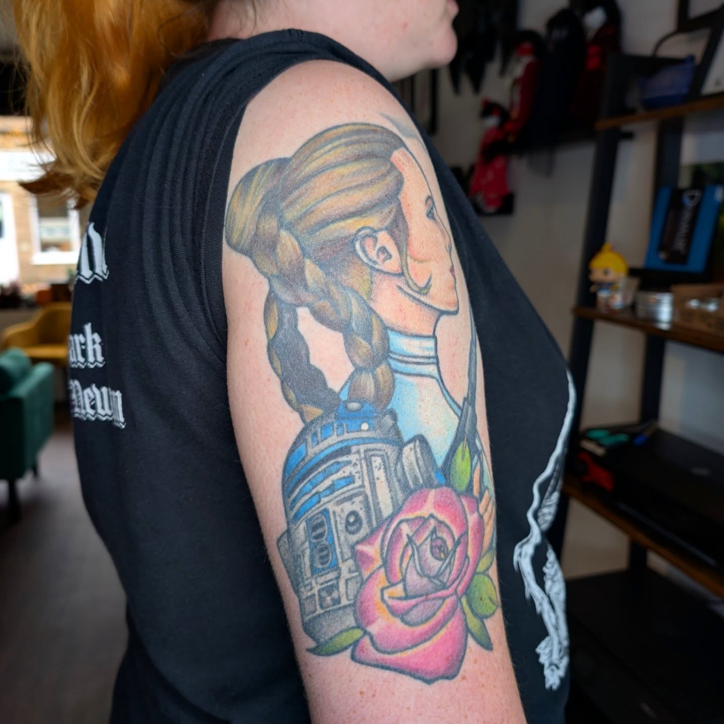 Tattoo by @mimtheyertattoos — realism, anime