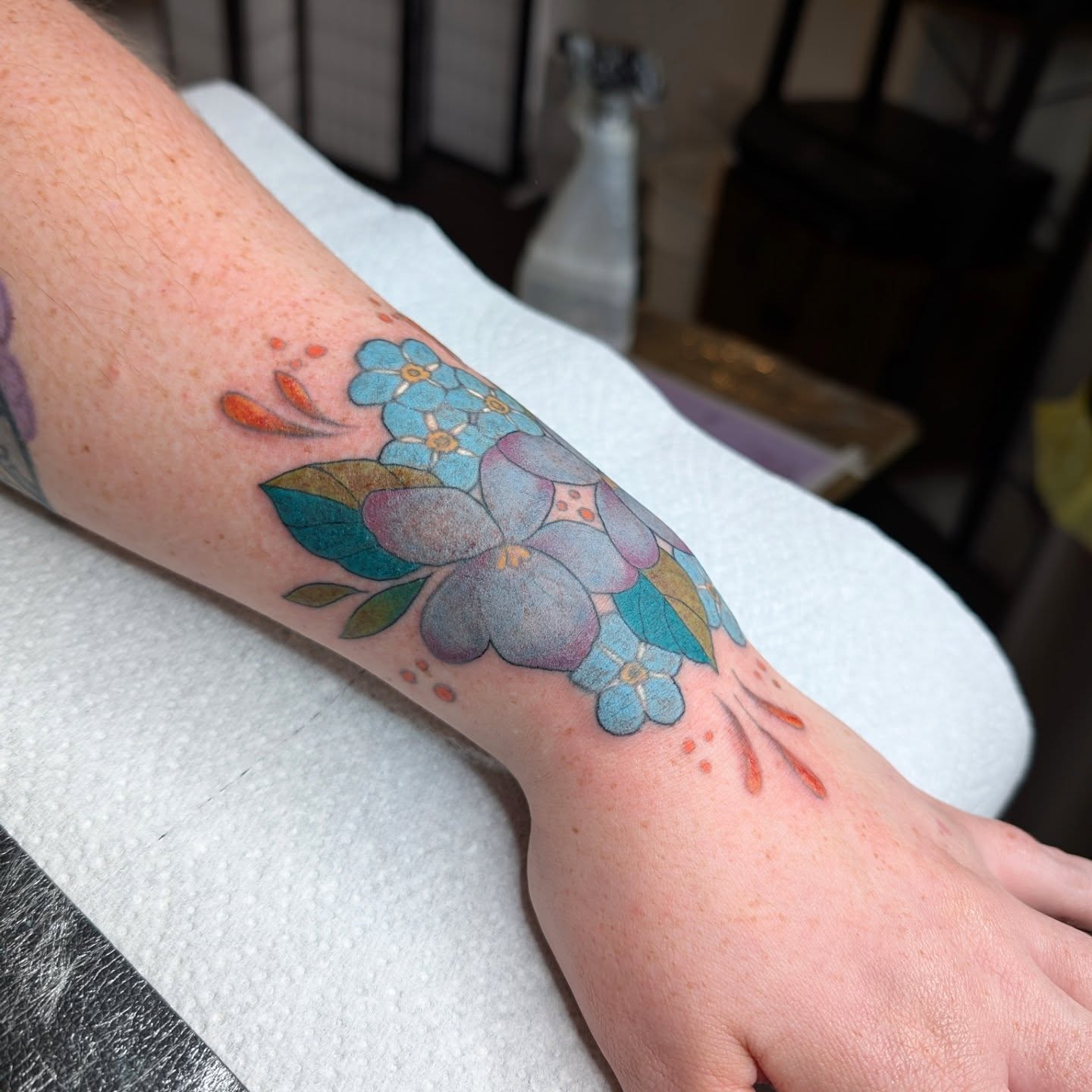 Tattoo by @mimtheyertattoos — dotwork