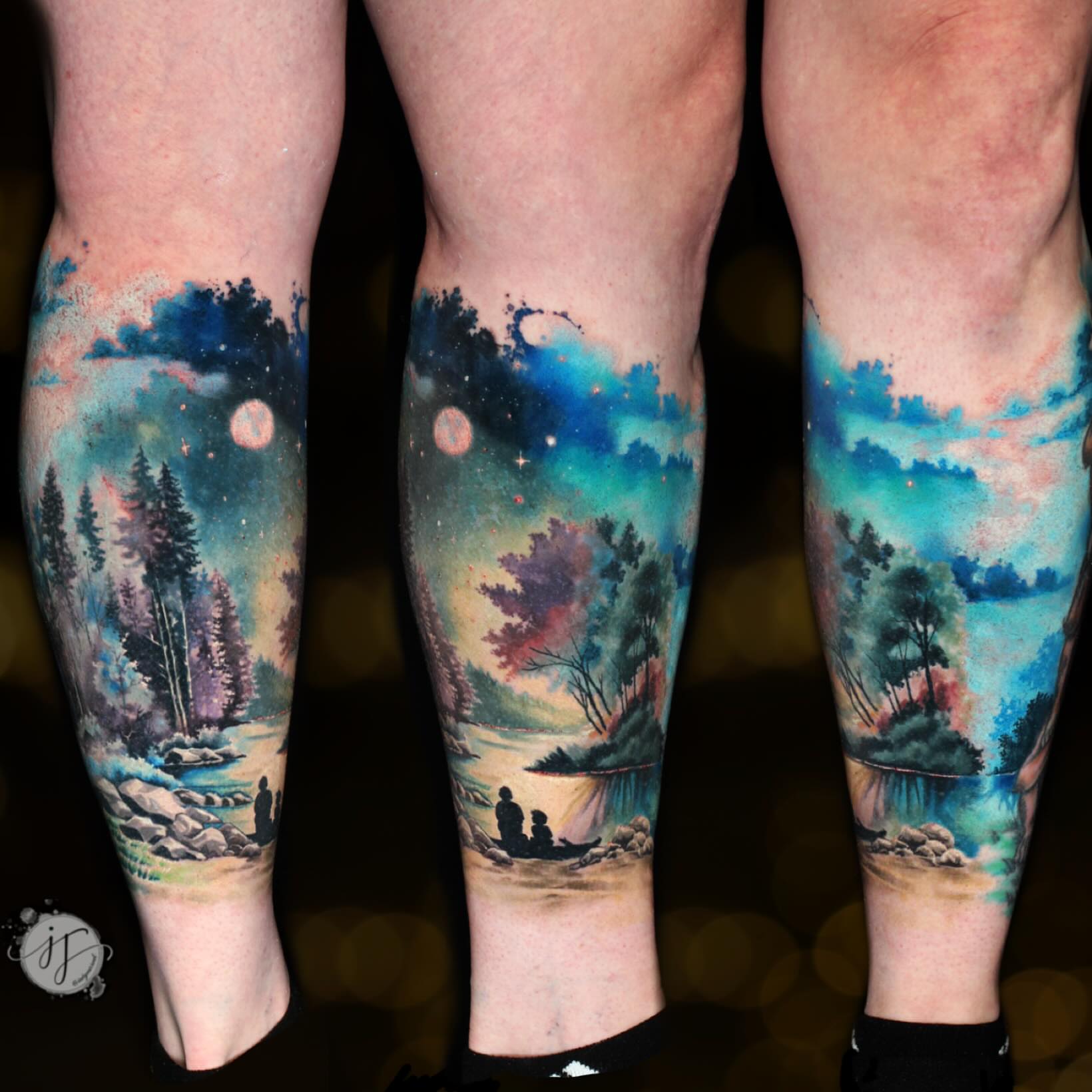 Tattoo by @inkyoursoul — watercolor