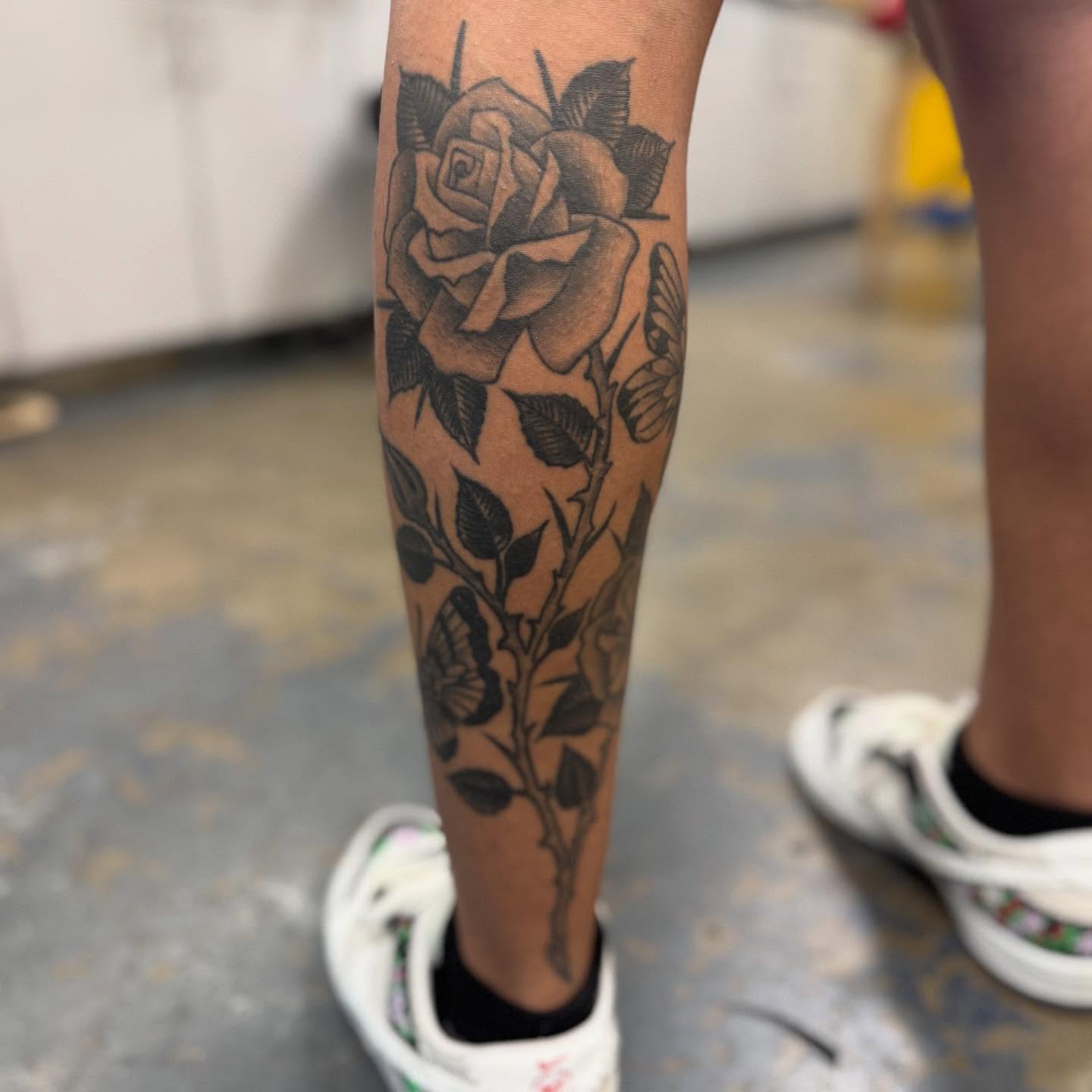 Tattoo by @markgalvan — black_and_grey