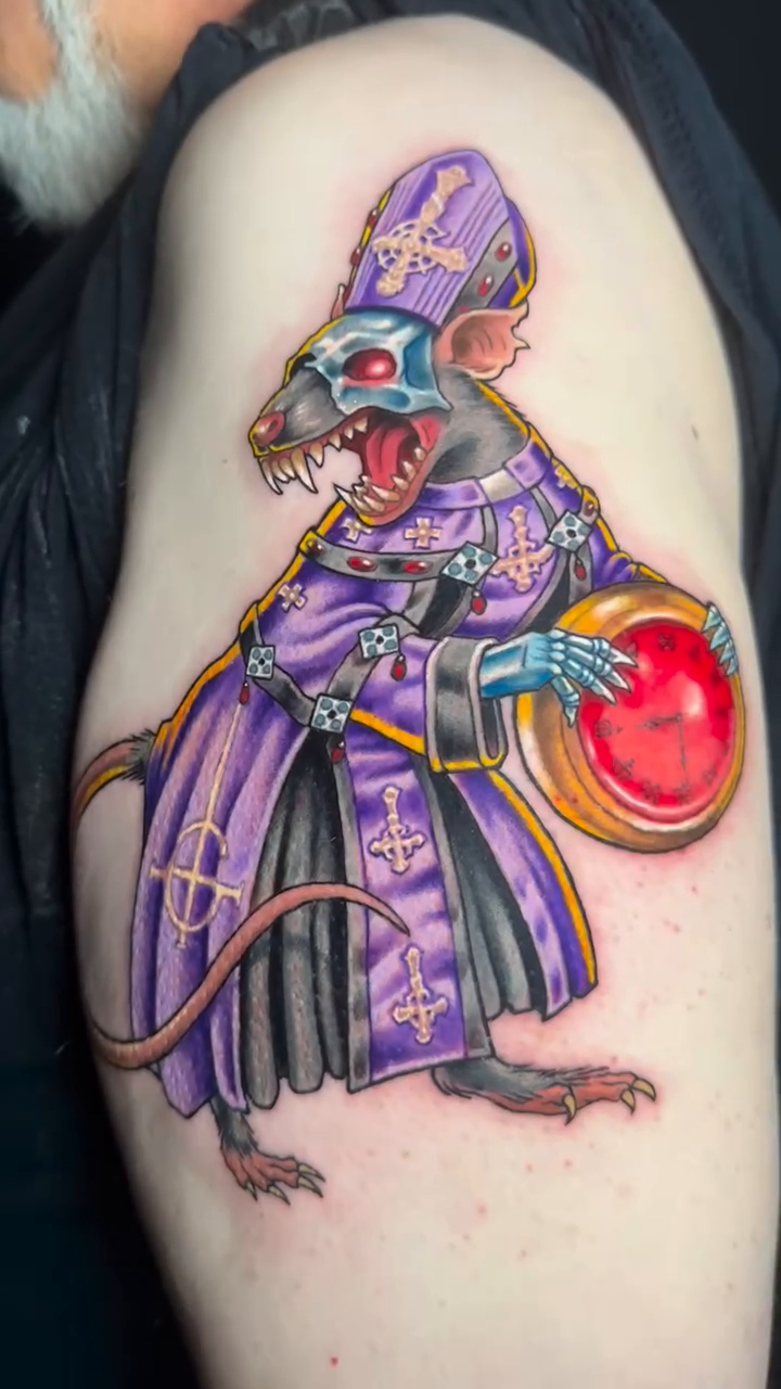 Tattoo by @marcdurrant — neo_traditional, trash_polka