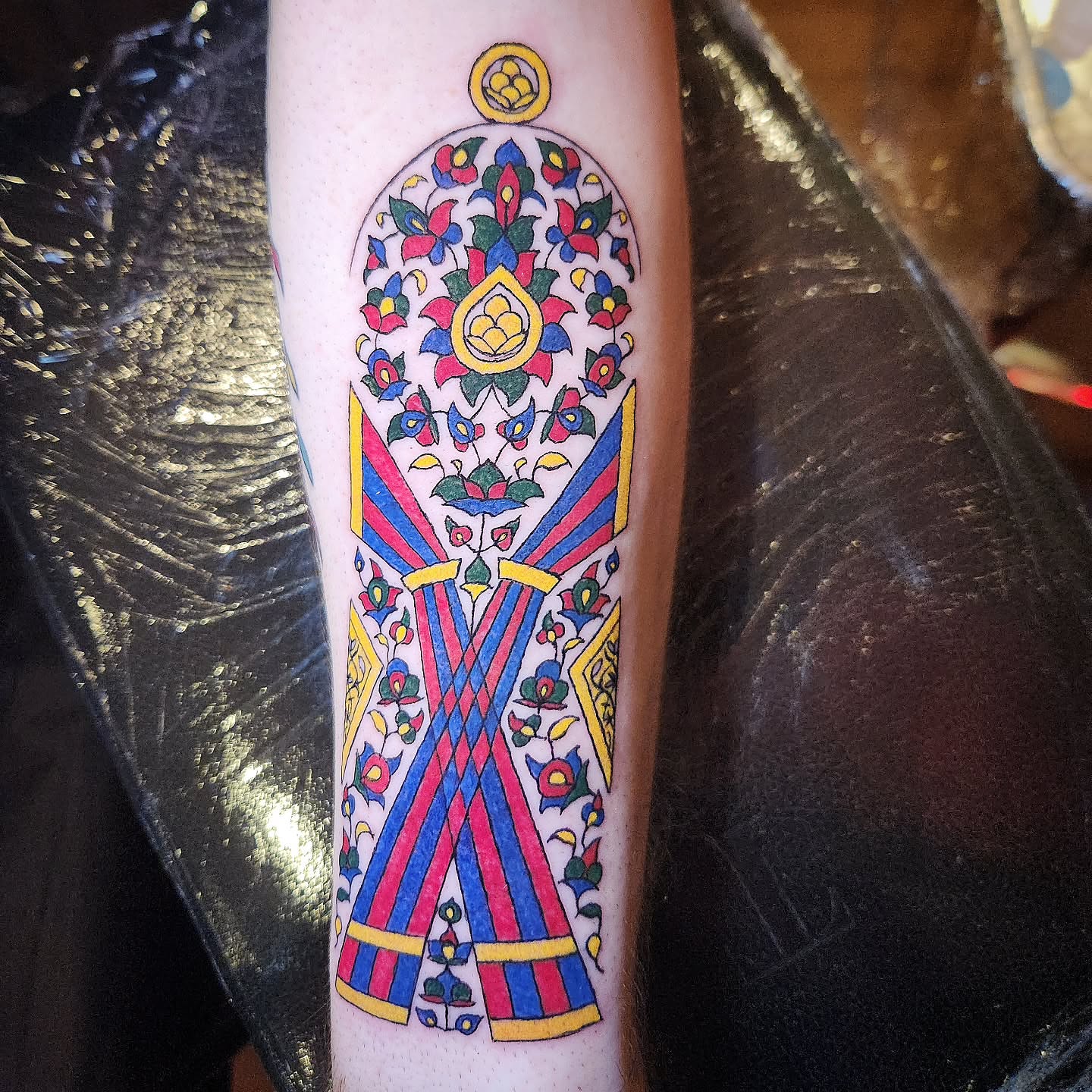 Tattoo by @bongobodyart — ornamental