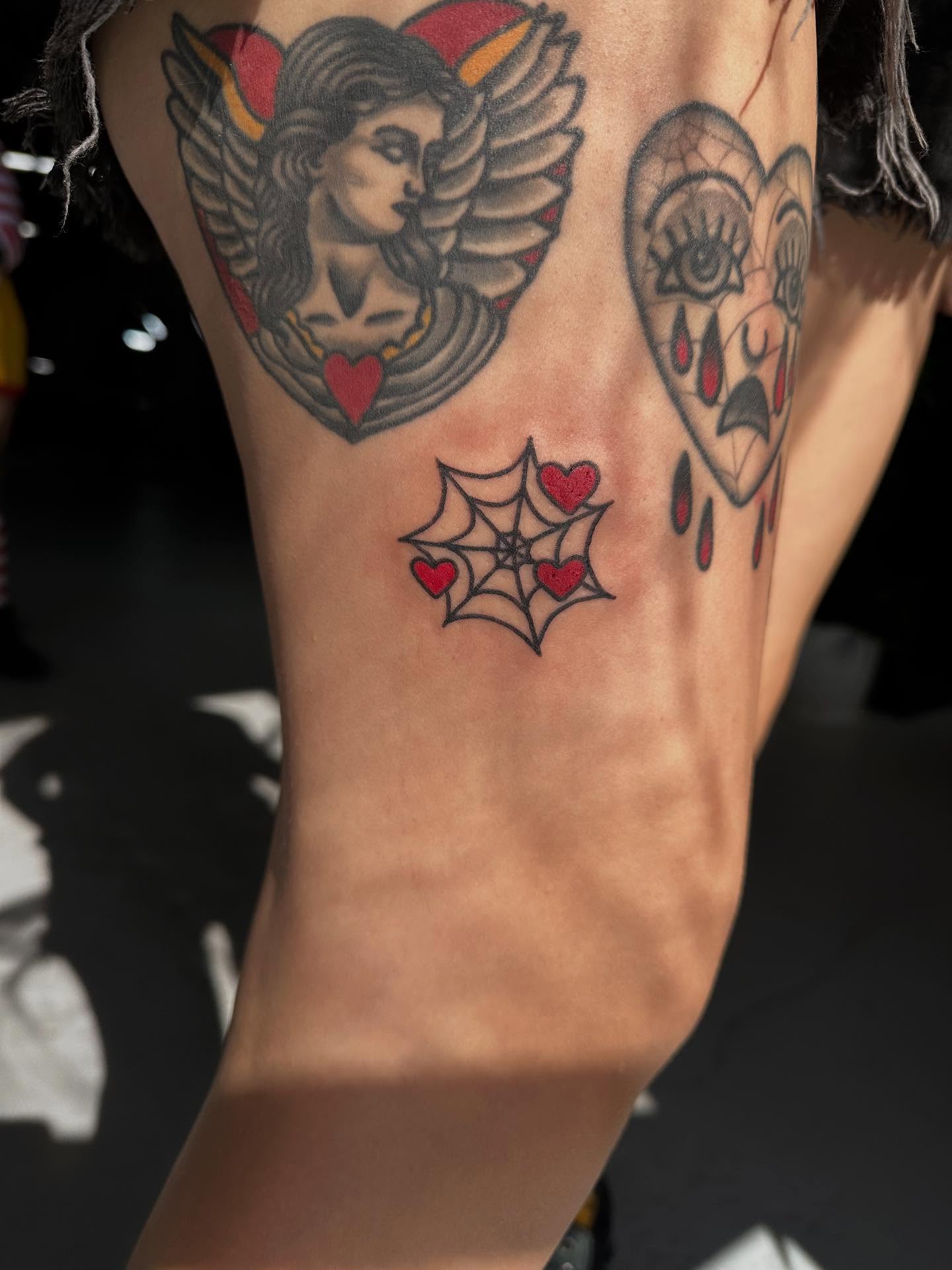 Tattoo by @hannahmoon.tattoos — neo_traditional, dotwork
