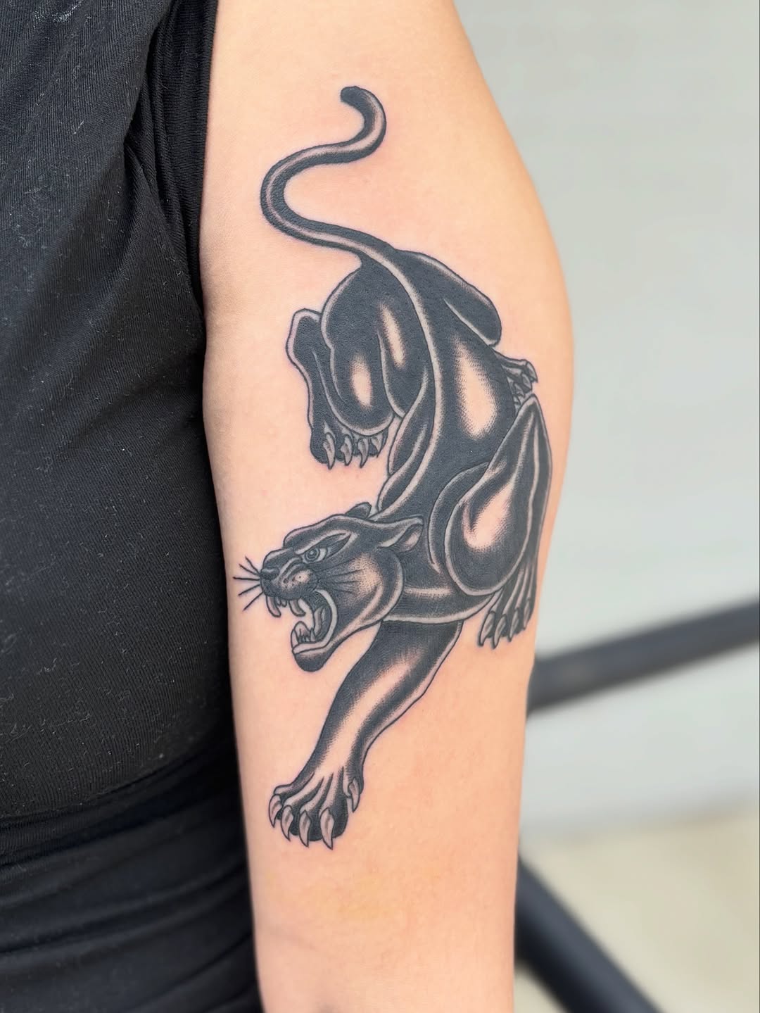 Tattoo by @zahaskytattoo — black_and_grey, neo_traditional